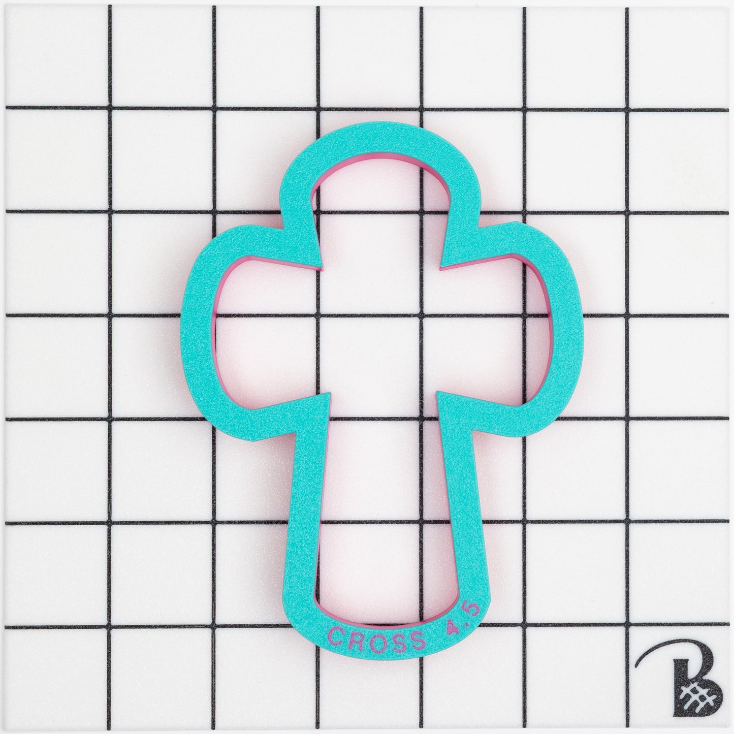 Cross with Rounded Edges Cookie Cutter