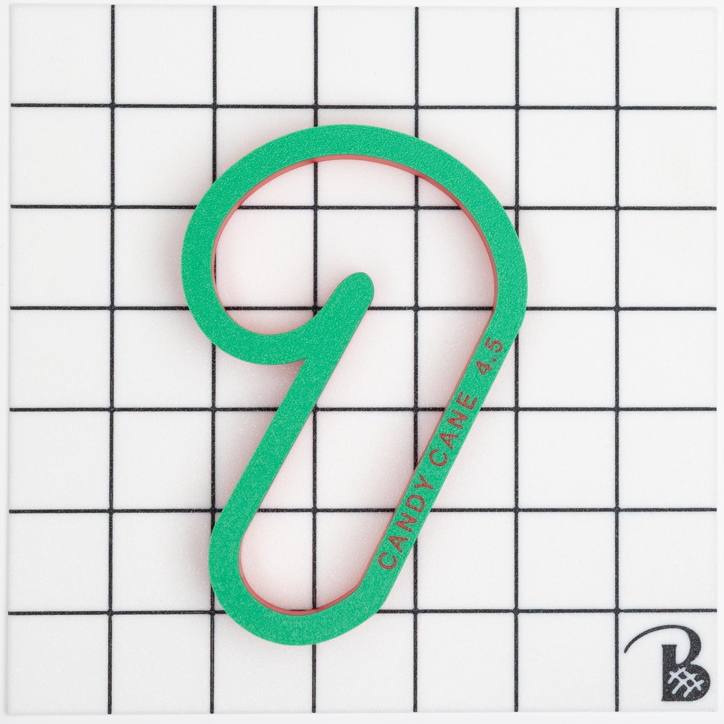 Candy Cane Cookie Cutter (recommend sizing up)