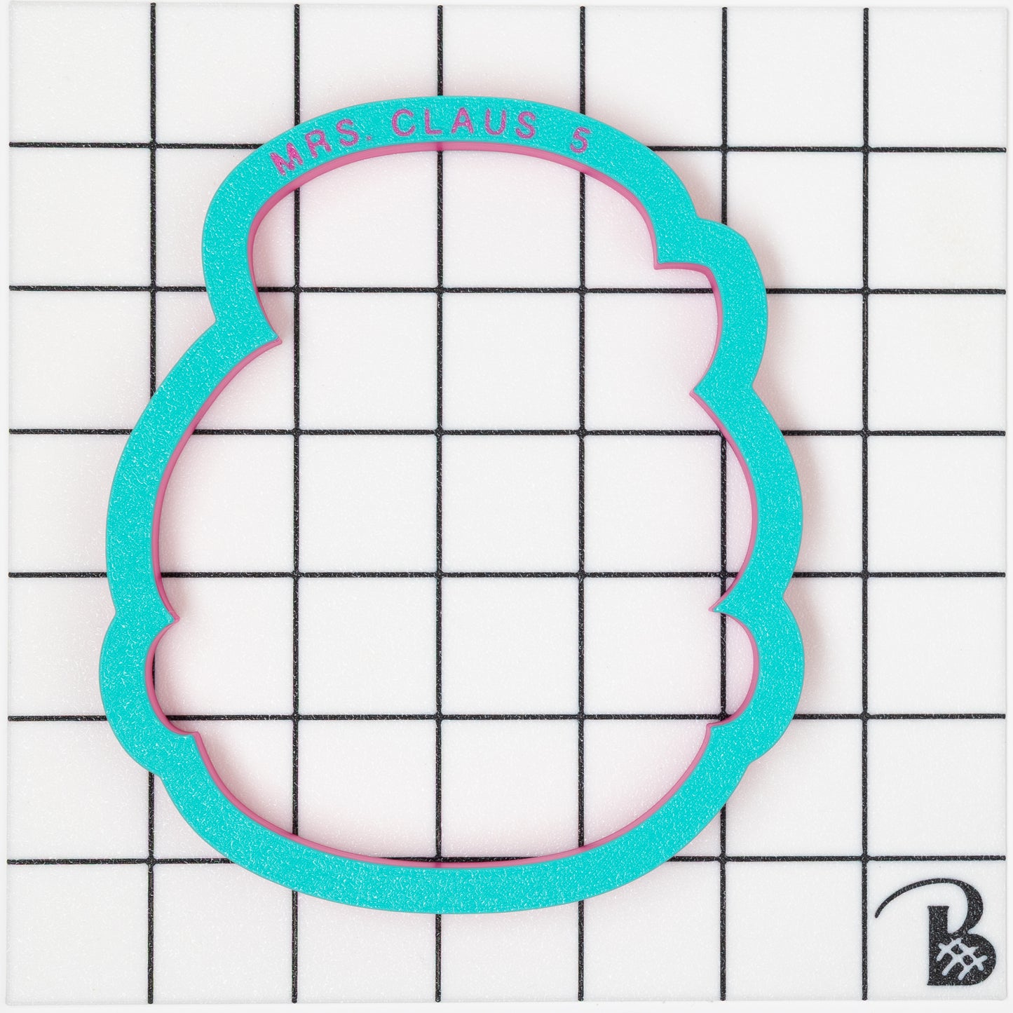 Mrs. Claus (chunky version) Cookie Cutter