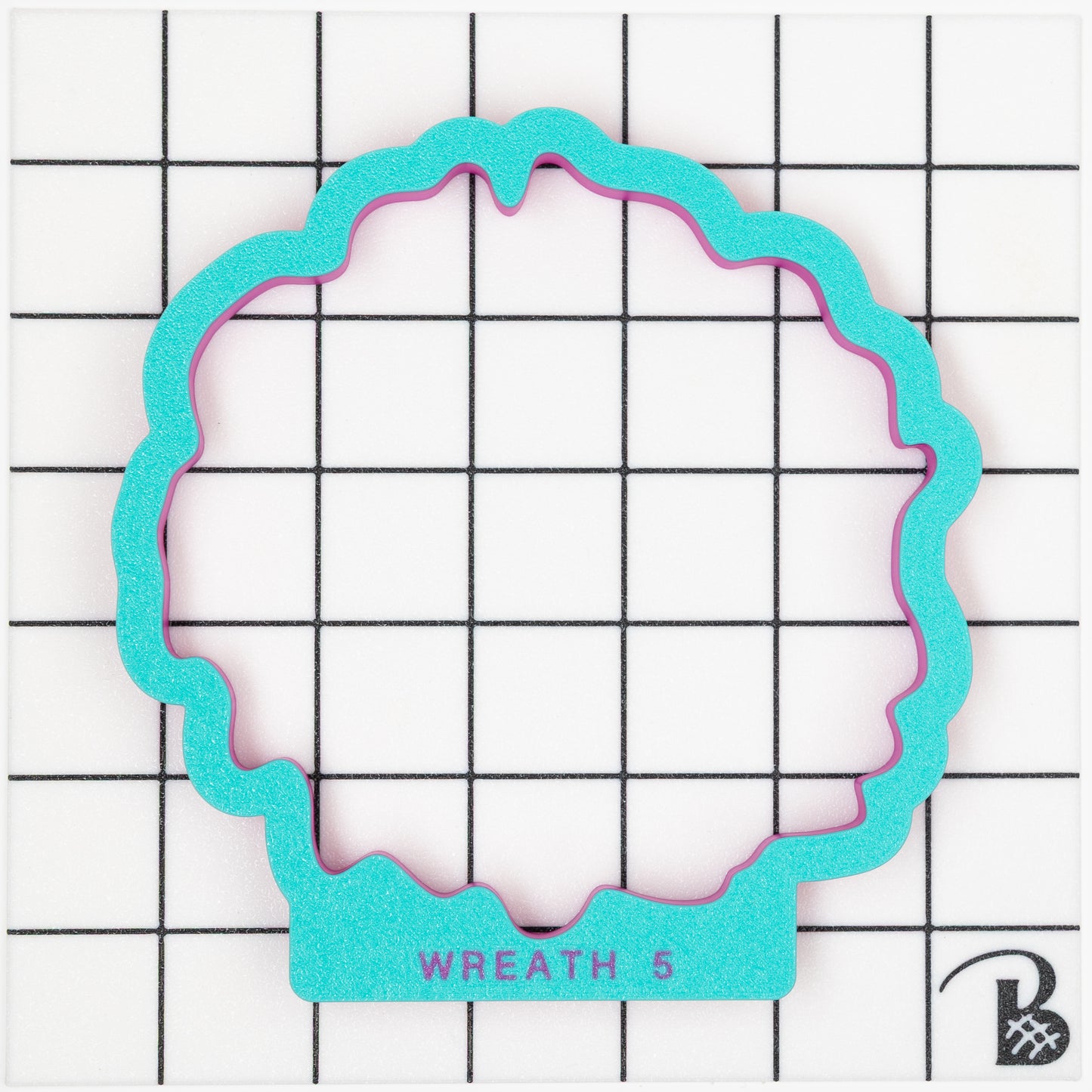 Wreath Cookie Cutter (with or without center cut out)