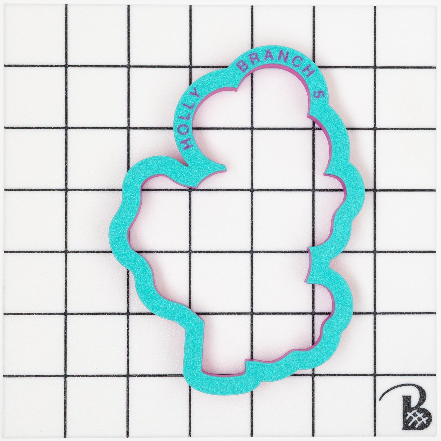 Holly Branch Cookie Cutter (recommend sizing up)