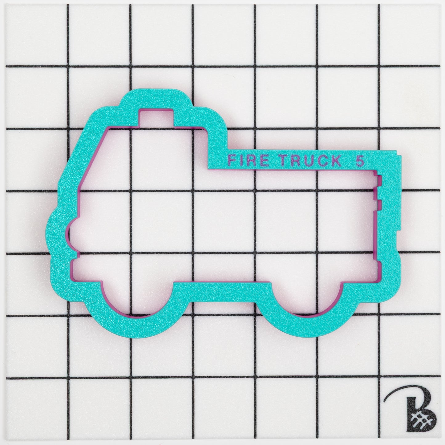 Fire Truck Cookie Cutter (recommend sizing up)