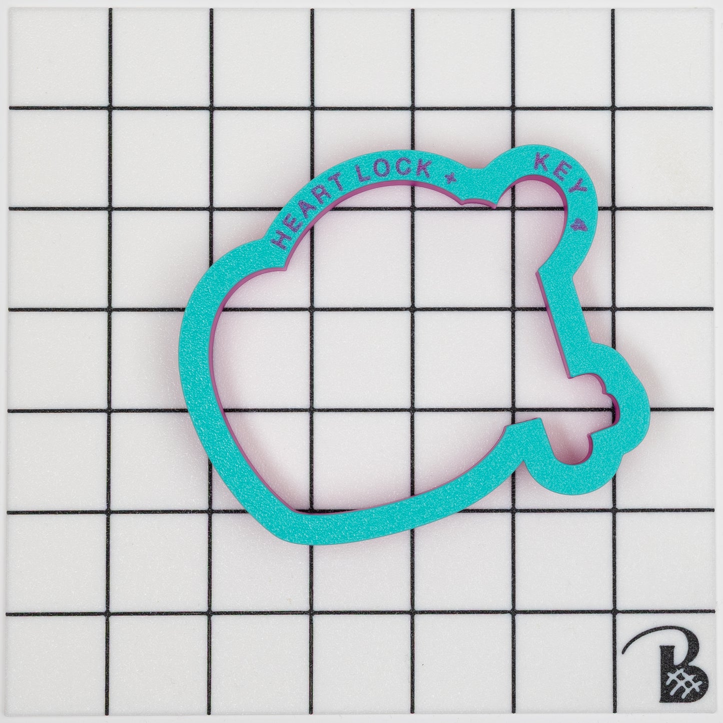 Lock and Key Heart Cookie Cutter