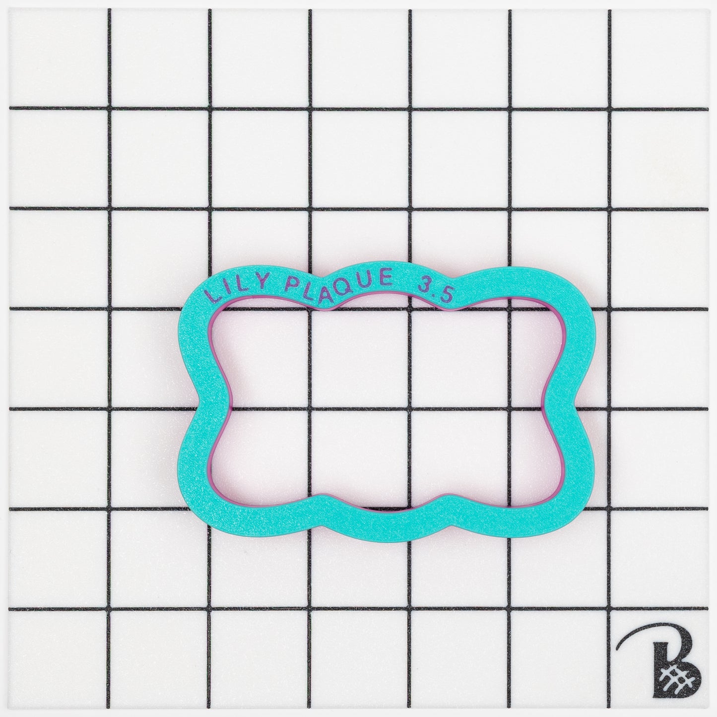 Lily WAVY Plaque Cookie Cutter