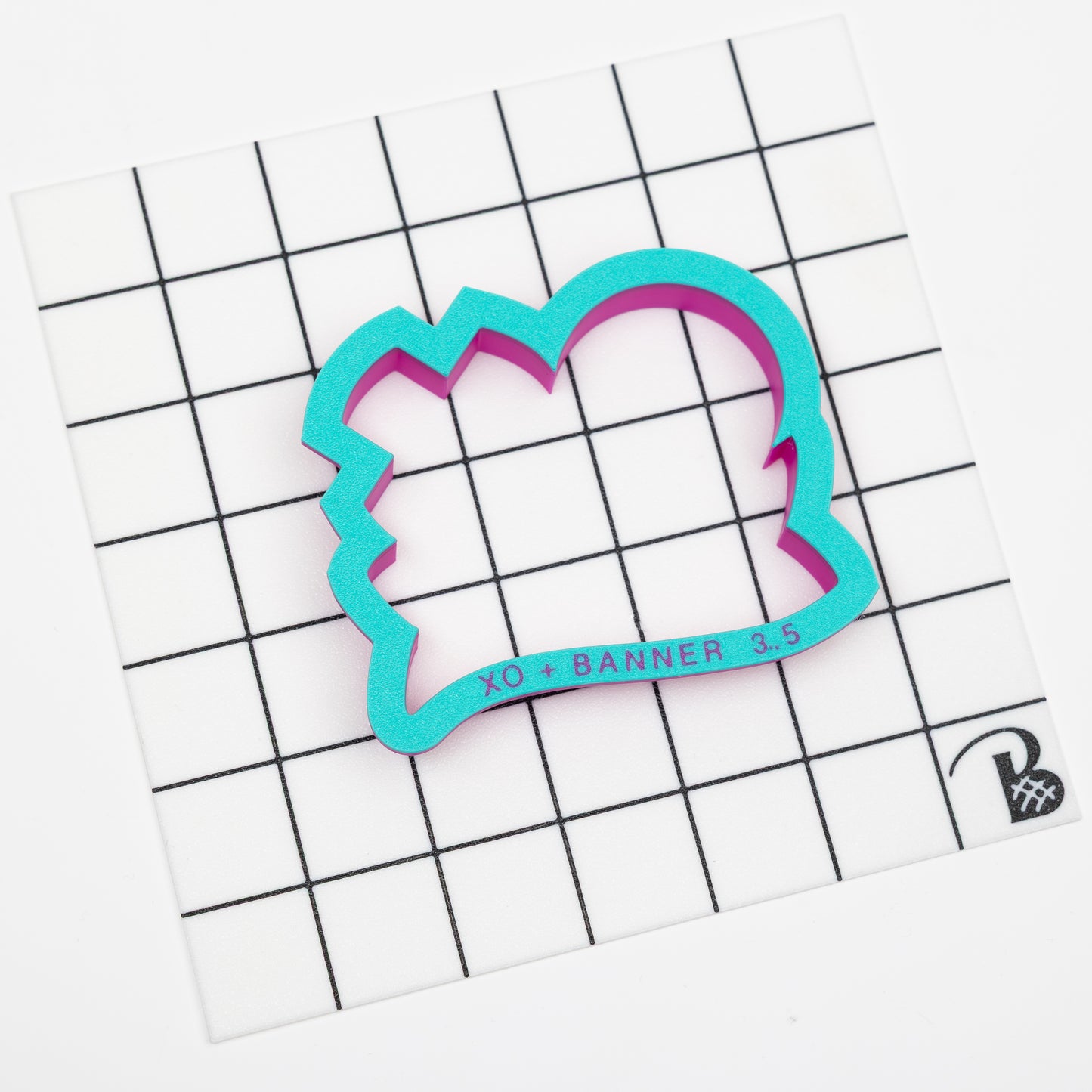 XO + Banner (Personalized) Cookie Cutter