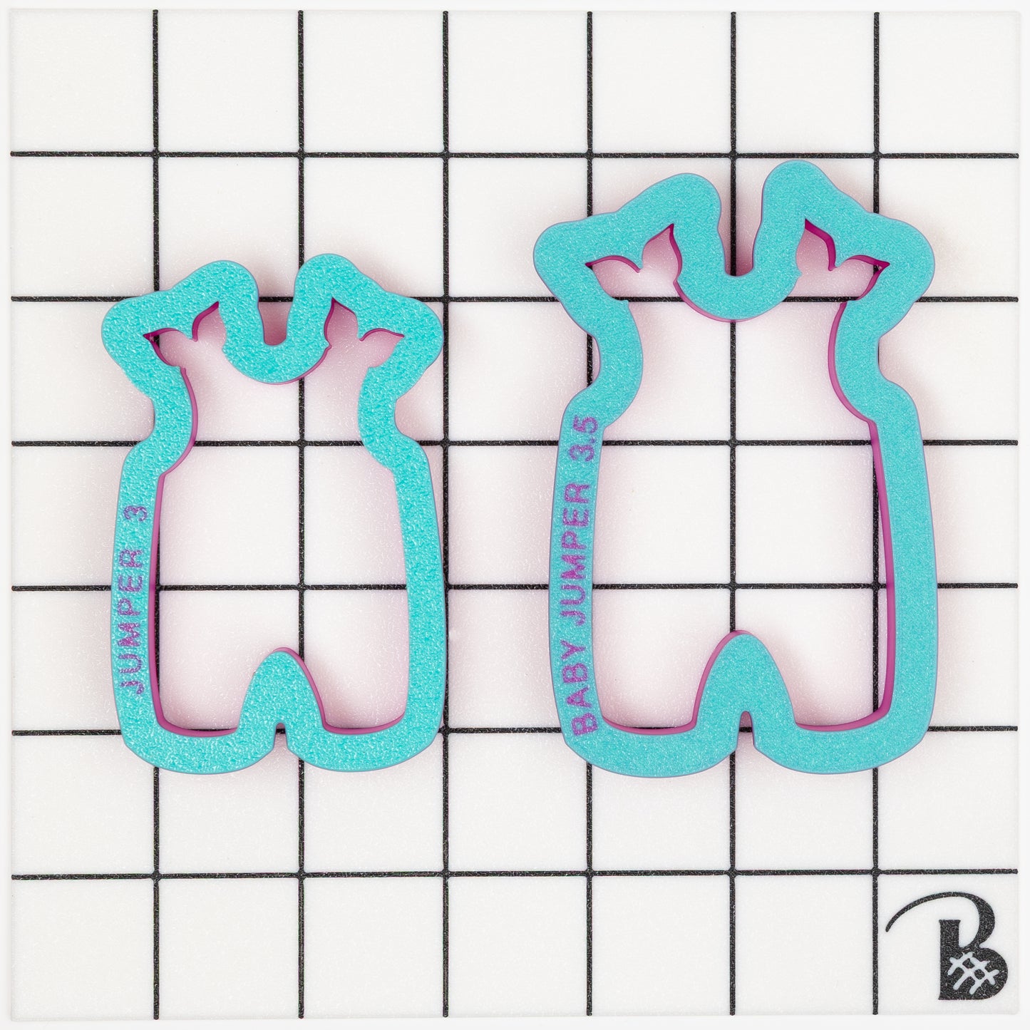 Baby Jumper with Bows Cookie Cutter (may want to size up)