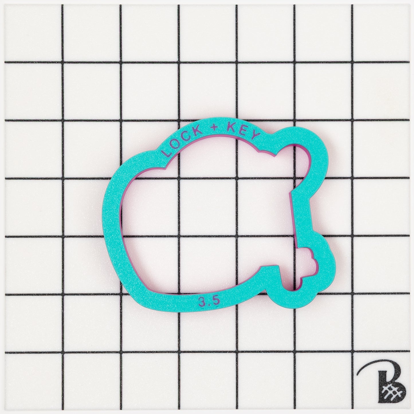 Lock and Key Heart Cookie Cutter
