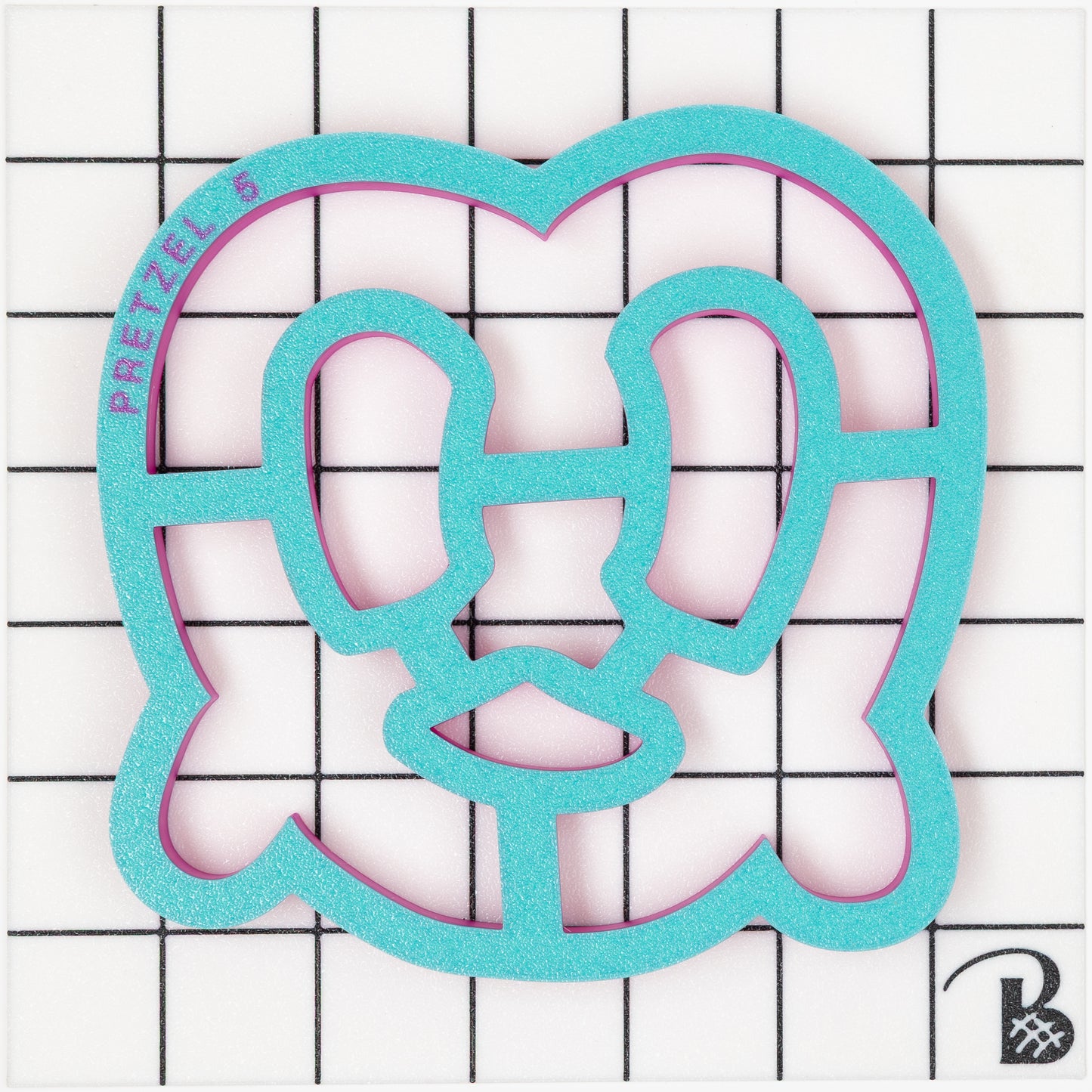 Pretzel (with or without center cut outs) Cookie Cutter