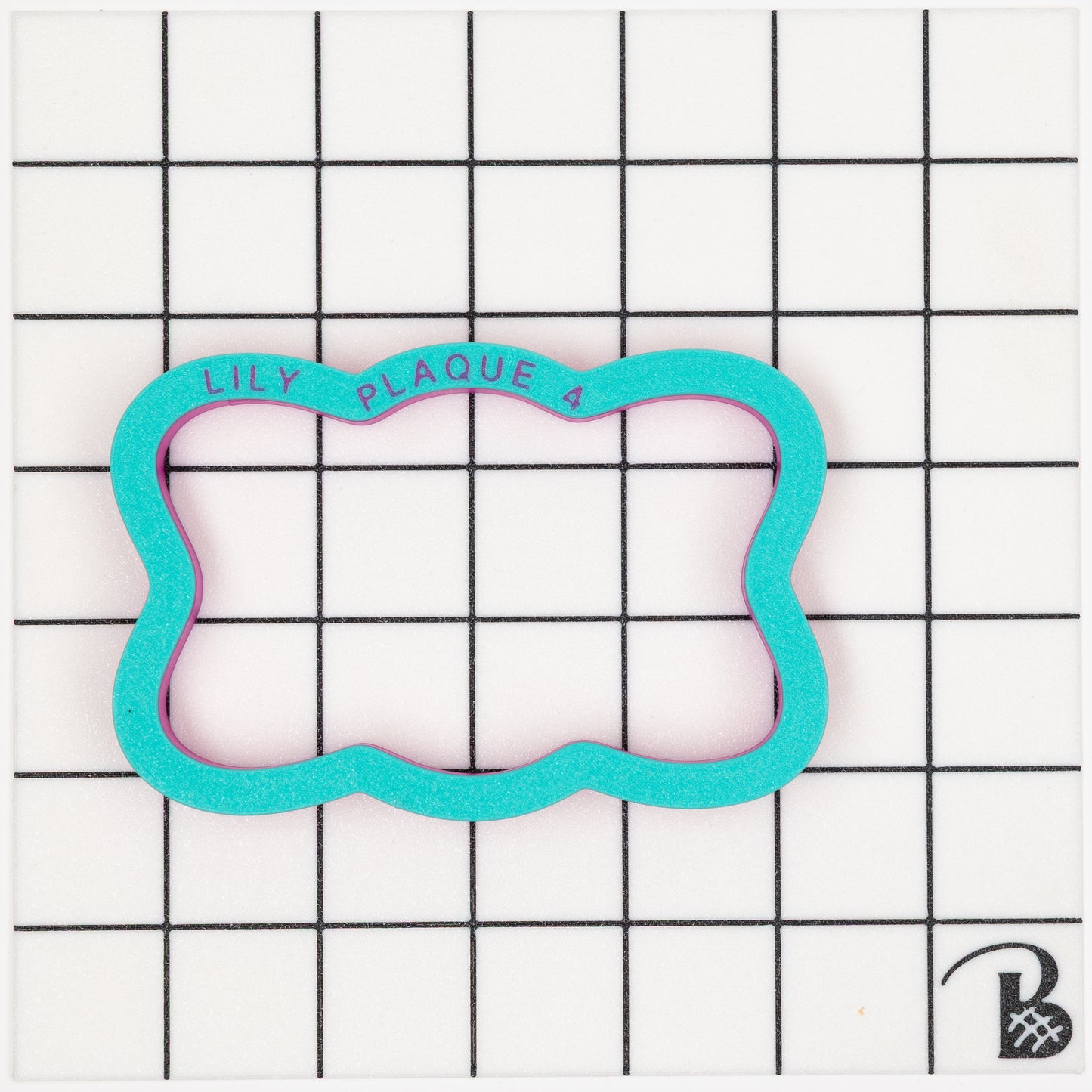 Lily WAVY Plaque Cookie Cutter