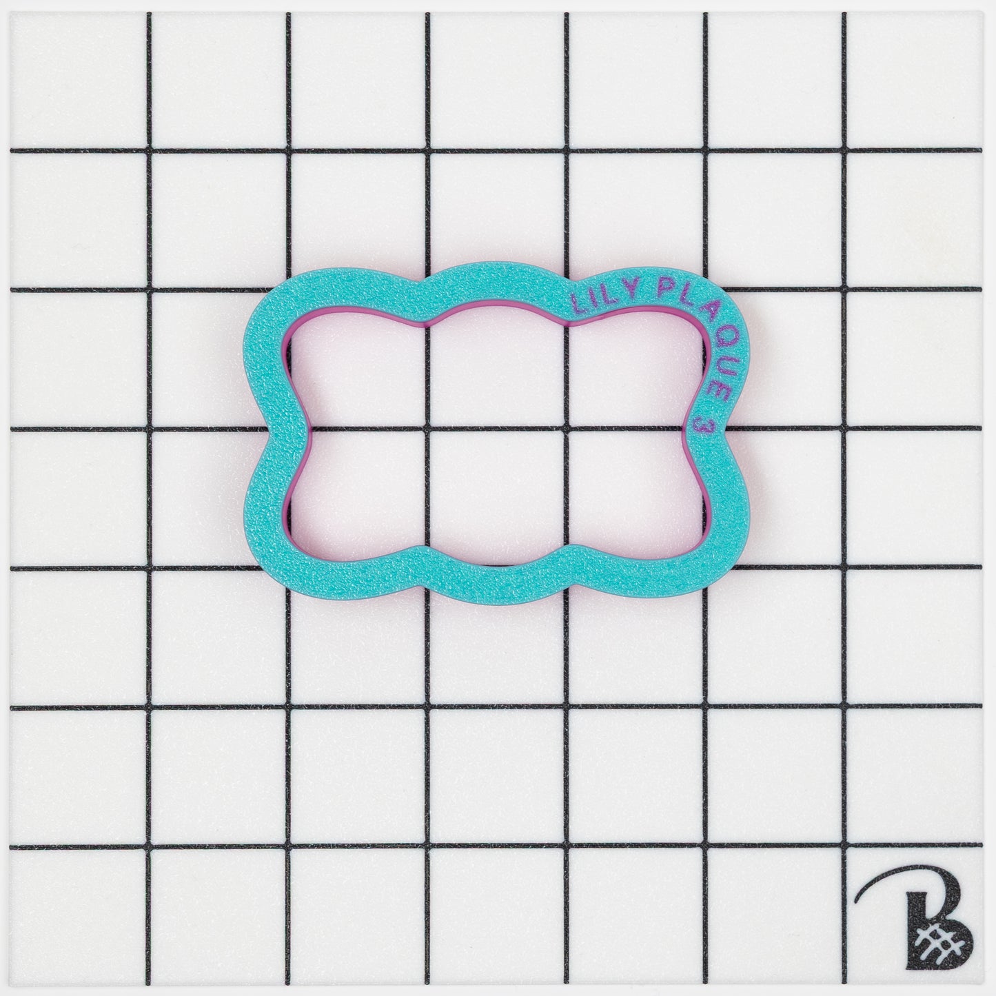 Lily WAVY Plaque Cookie Cutter