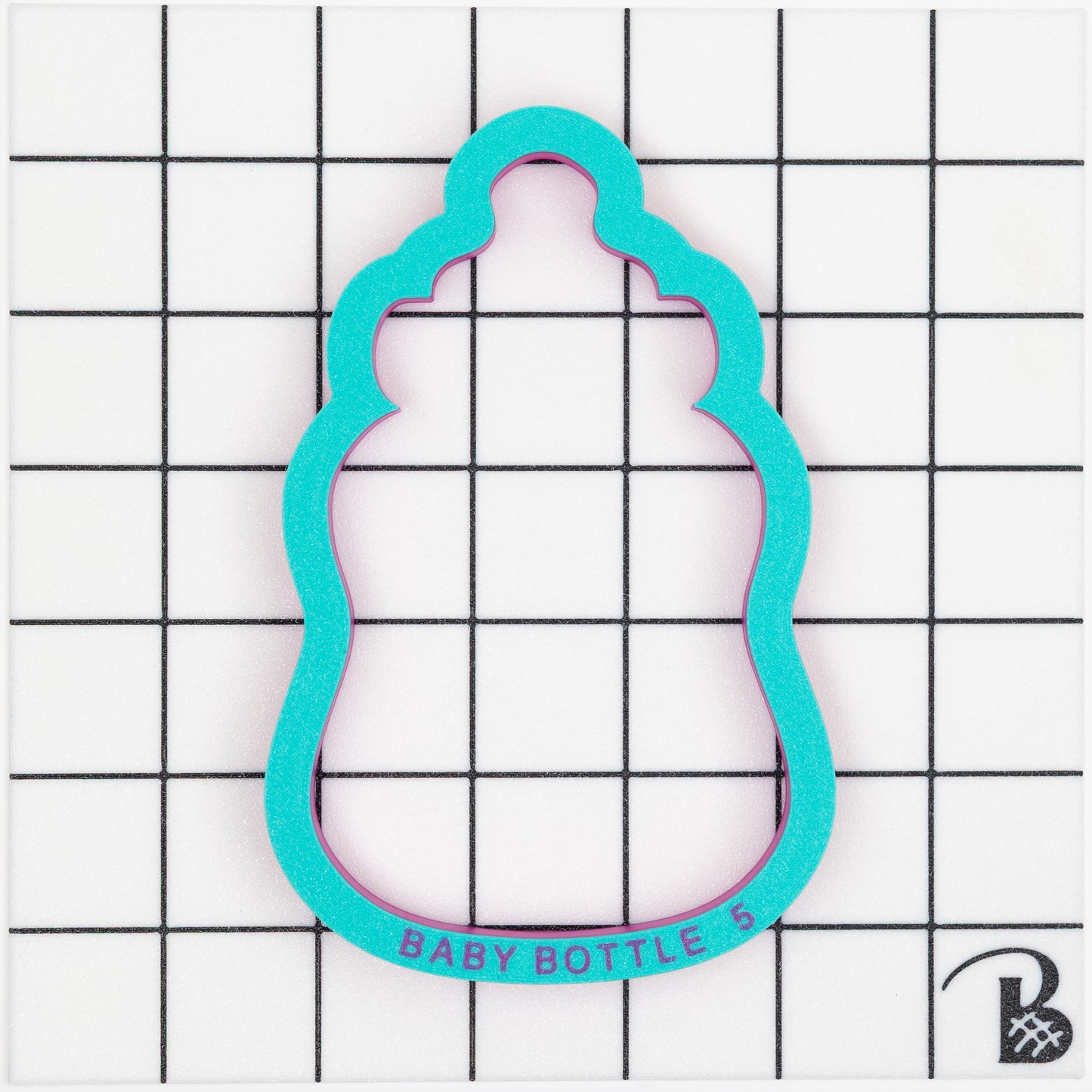 Curved Baby Bottle Cookie Cutter