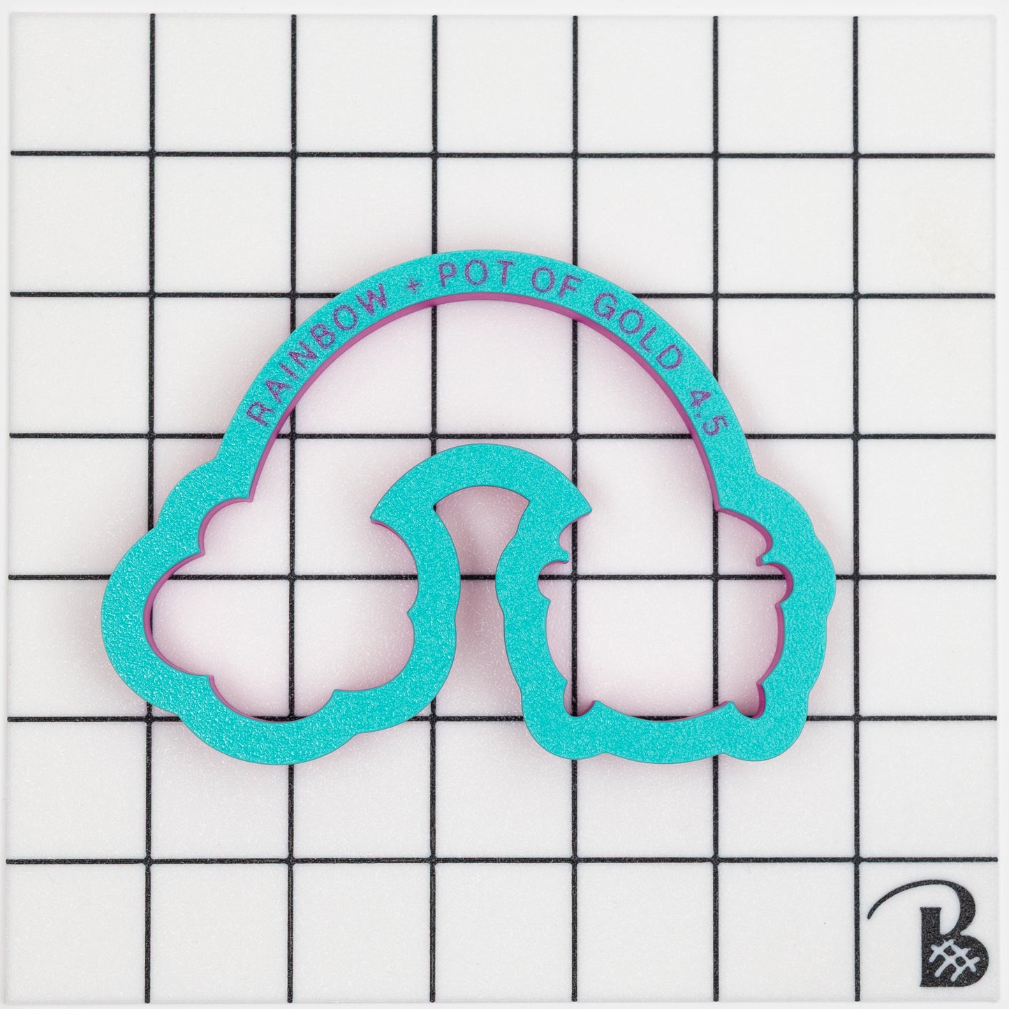Pot of Gold at End of the Rainbow Cookie Cutter