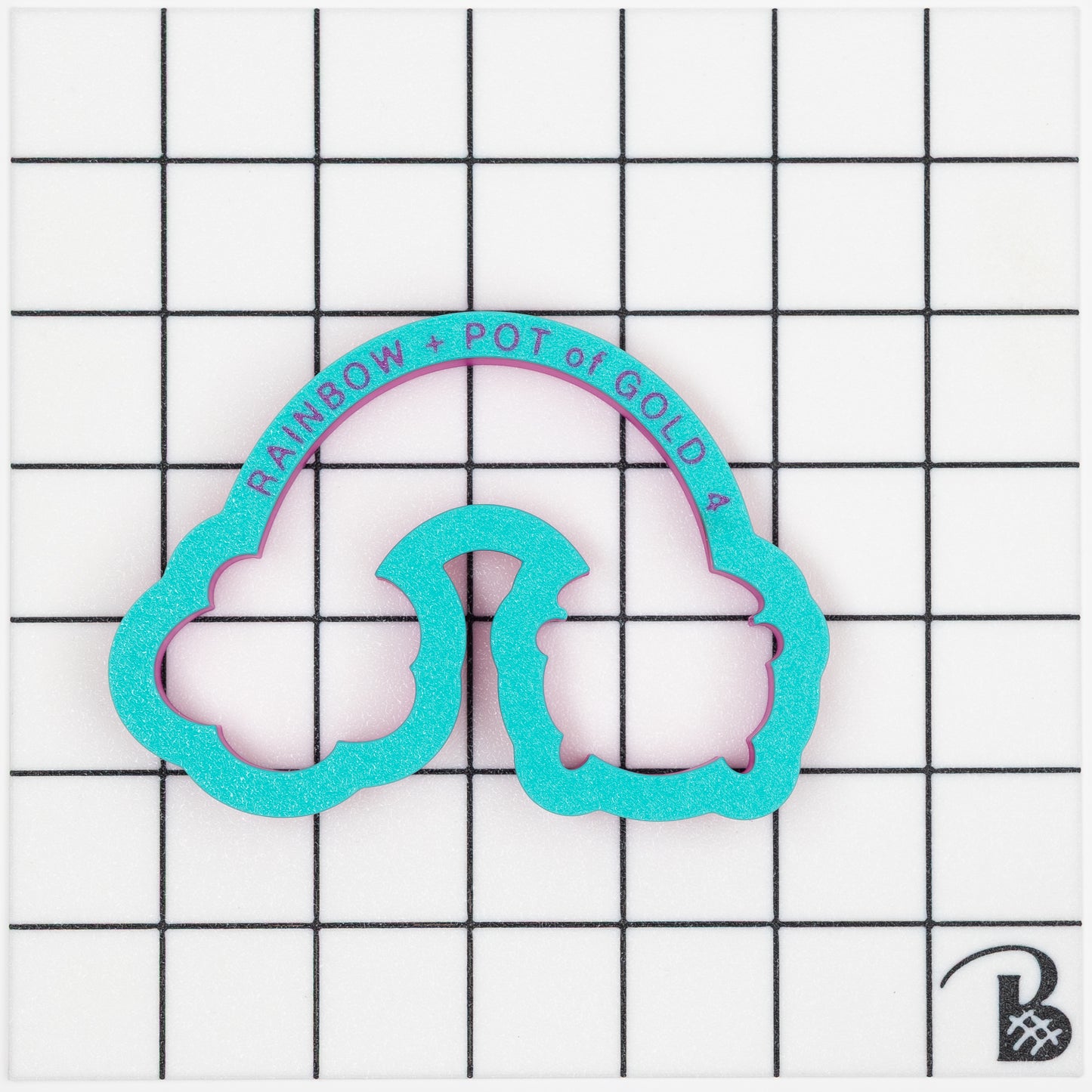 Pot of Gold at End of the Rainbow Cookie Cutter