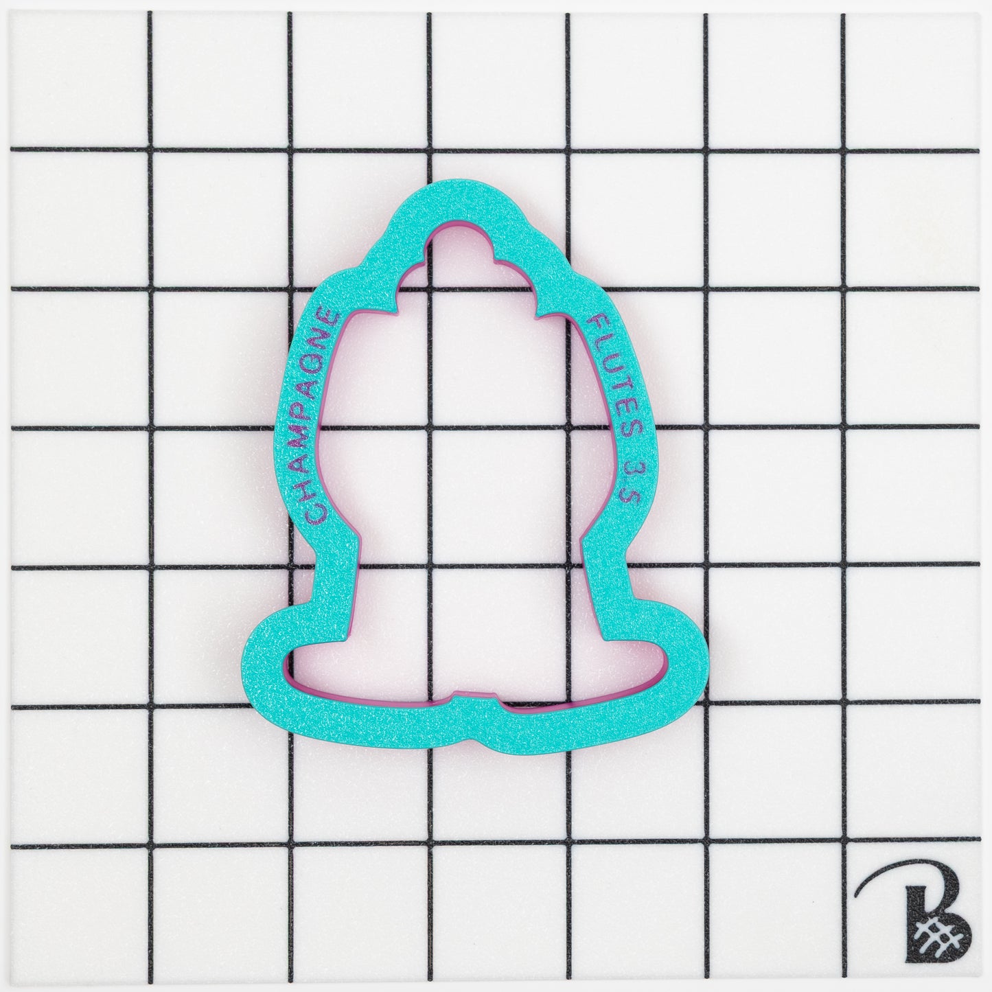 Champagne Flutes - Champagne Glasses - Toast Cookie Cutter
