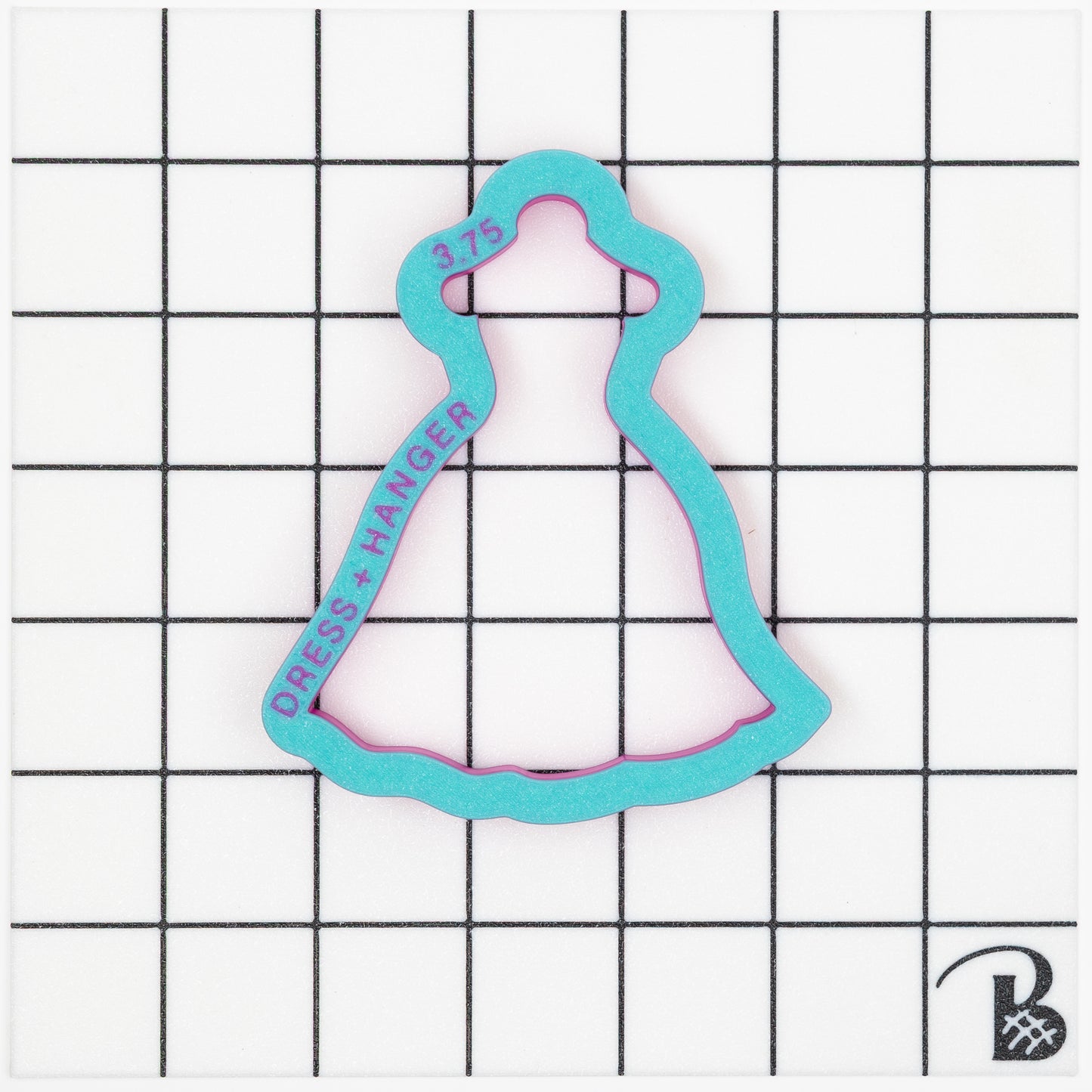 Wedding Dress on Hanger Cookie Cutter