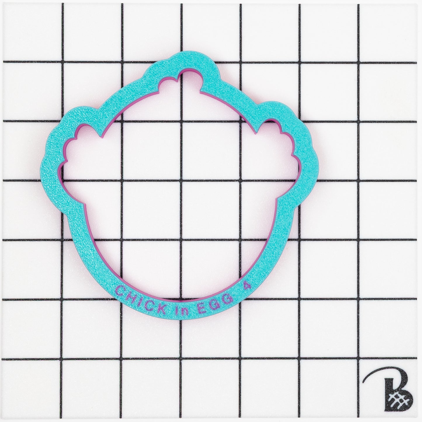 Chick in an Egg (wide/rounded) Cookie Cutter