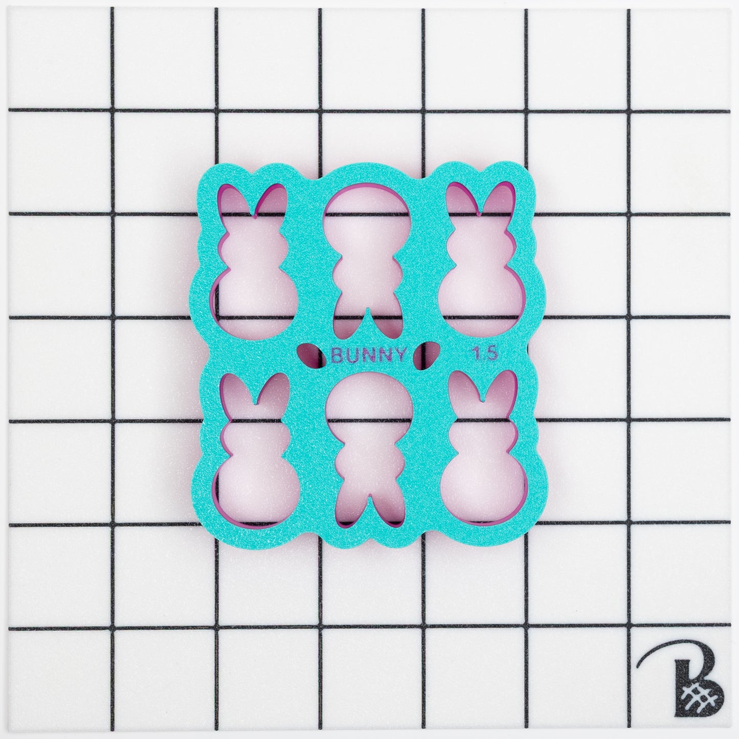 Easter Bunny Multi Cookie Cutter (Cuts 6 or 12 bunnies at Once)