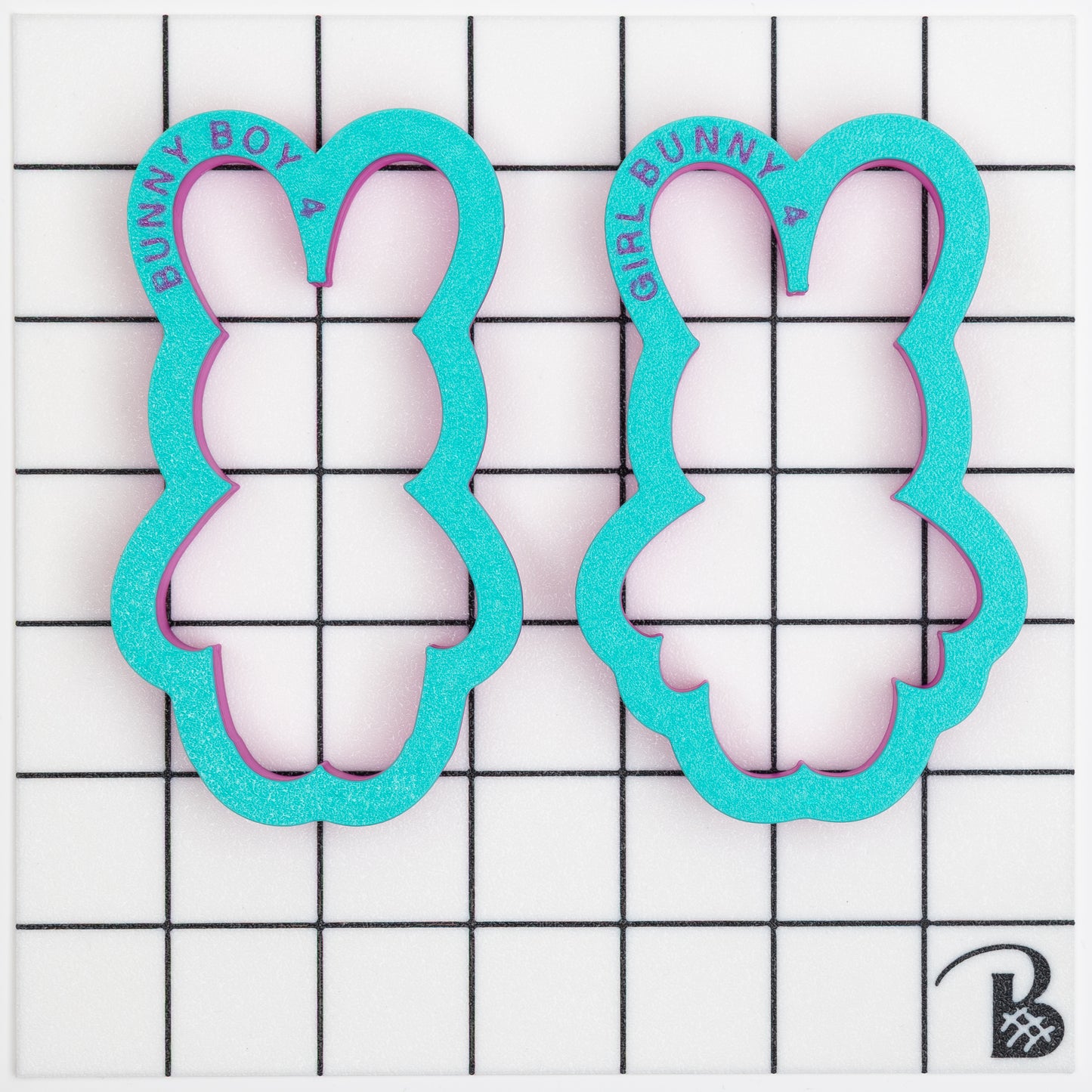 Easter Bunny Couple (Set of 2) Cookie Cutters