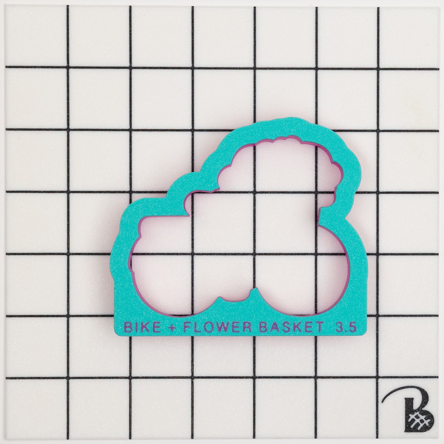 Bicycle with Flowers | Bike Cookie Cutter