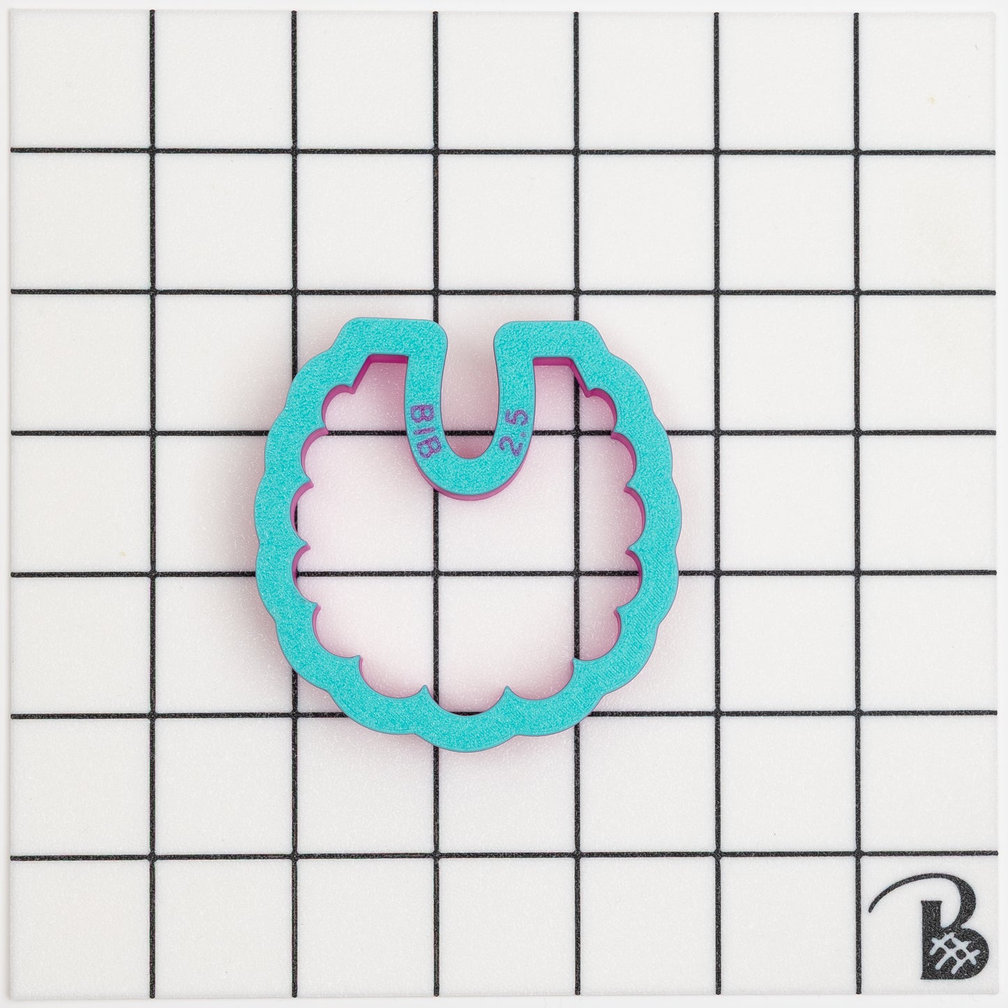 Ruffled Baby Bib Cookie Cutter