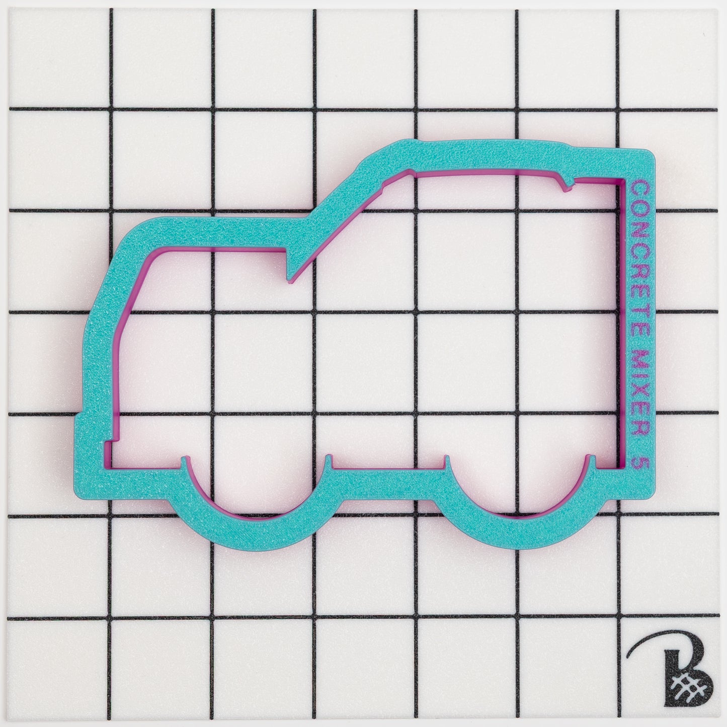 Concrete Mixer Truck Cookie Cutter