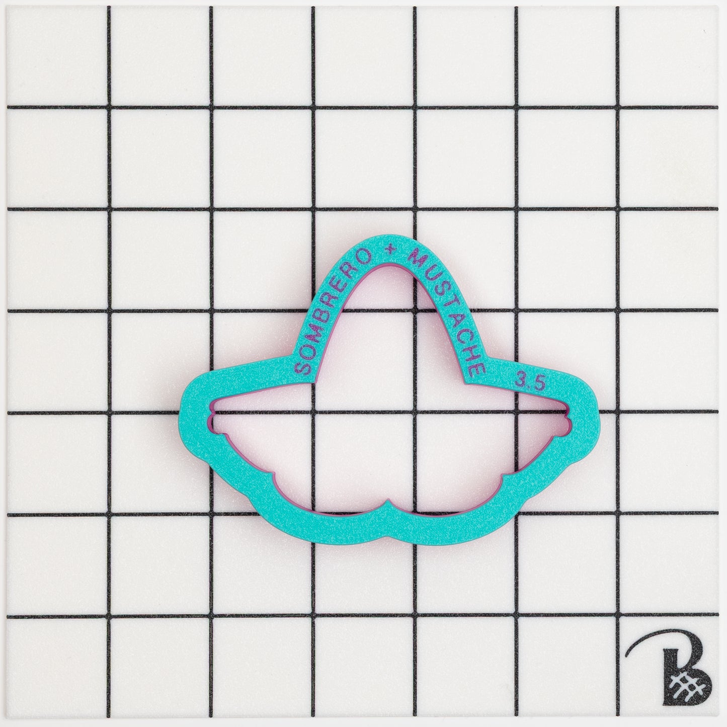 Sombrero with Mustache Cookie Cutter