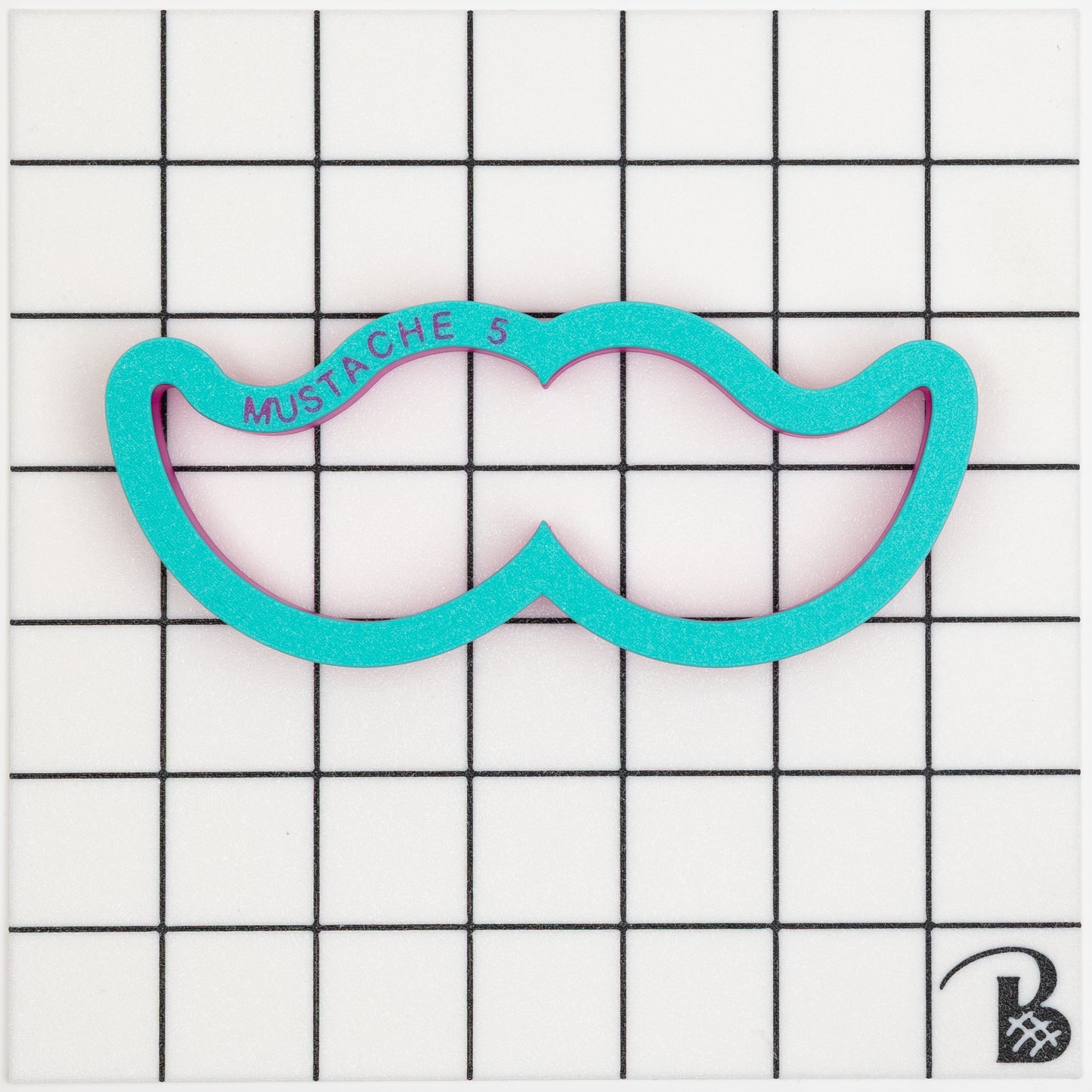 Mustache Cookie Cutter (recommend sizing up)