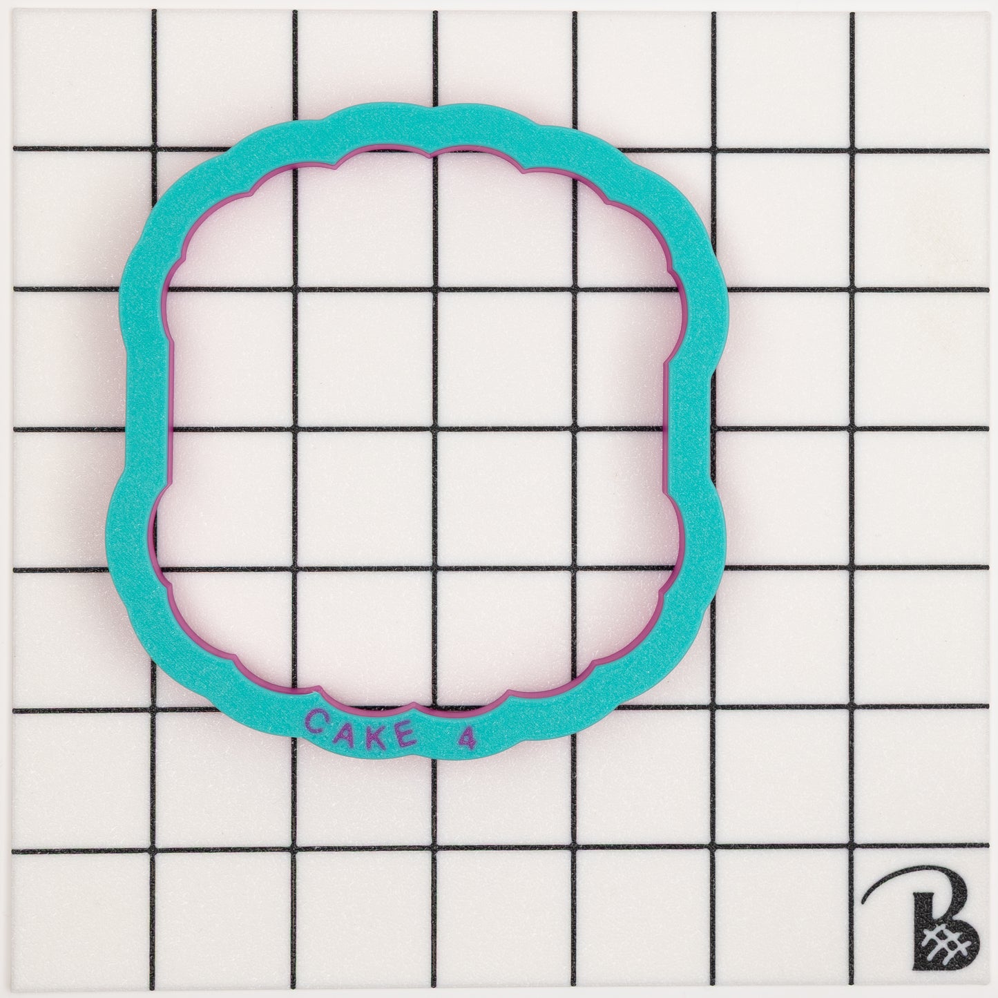 Round Decorated Cake Cookie Cutter