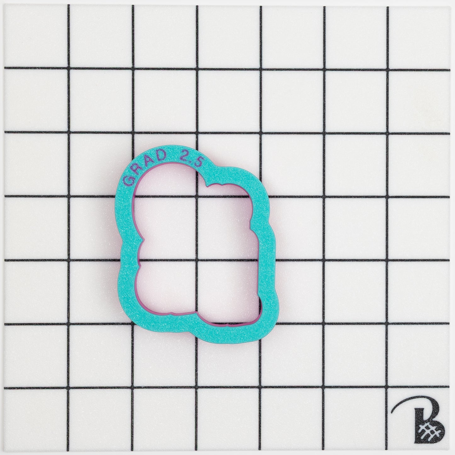 Grad Block Text Cookie Cutter (optional Stencil)