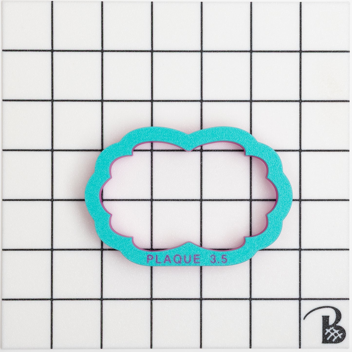 Scalloped Horizontal Plaque Cookie Cutter