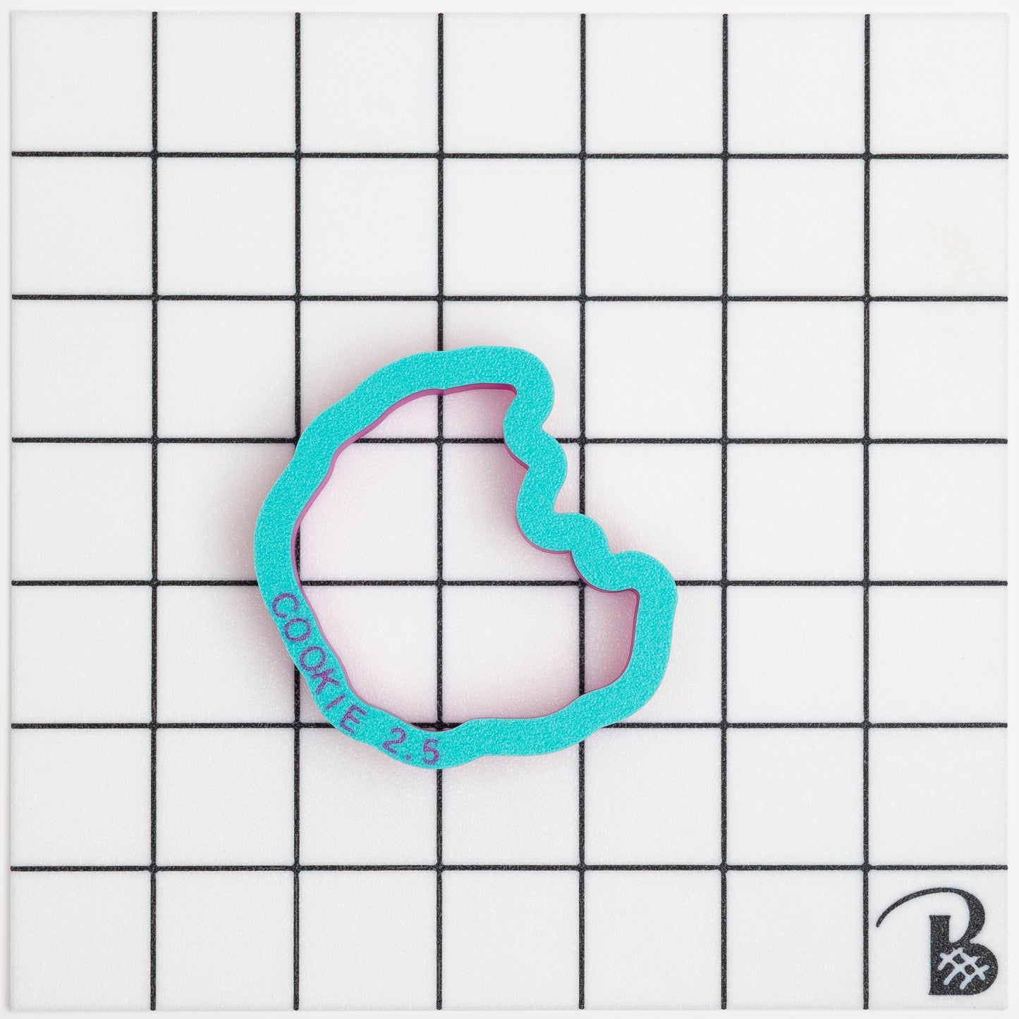 Chocolate Chip Cookie with bite Cookie Cutter