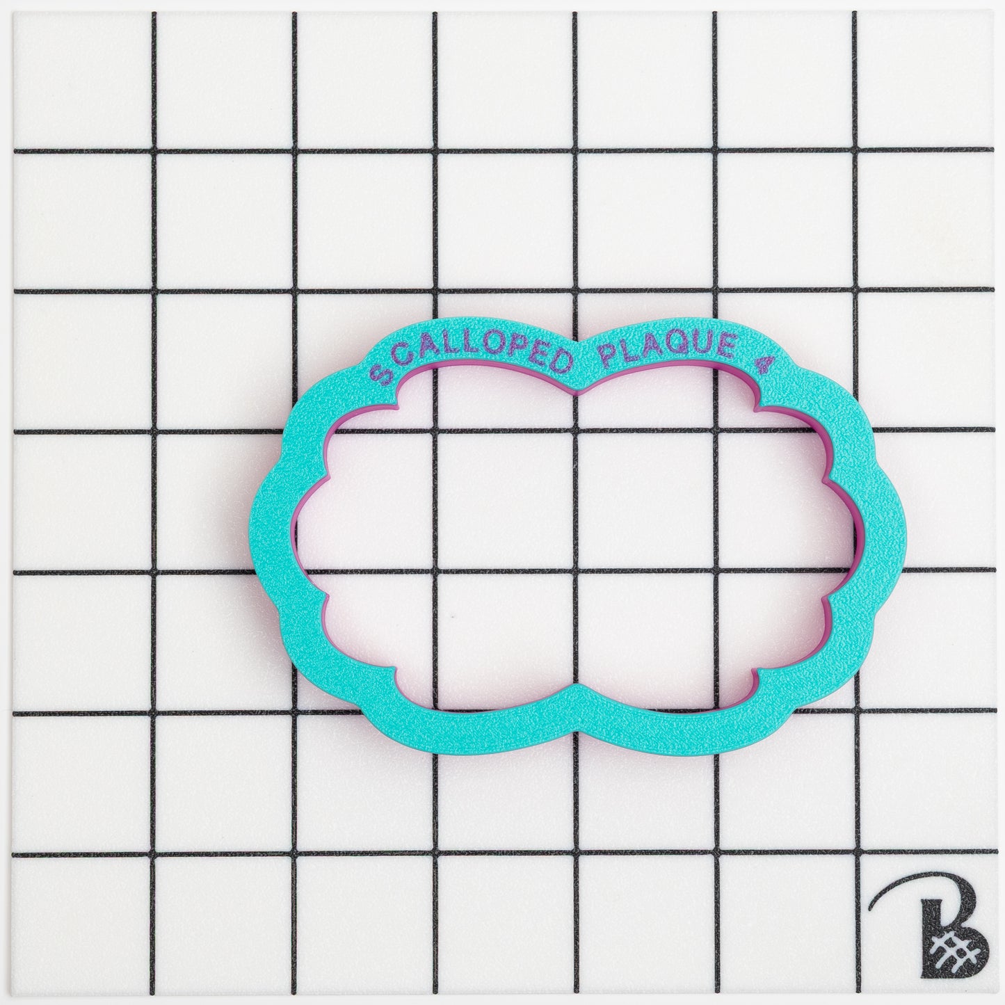 Scalloped Horizontal Plaque Cookie Cutter