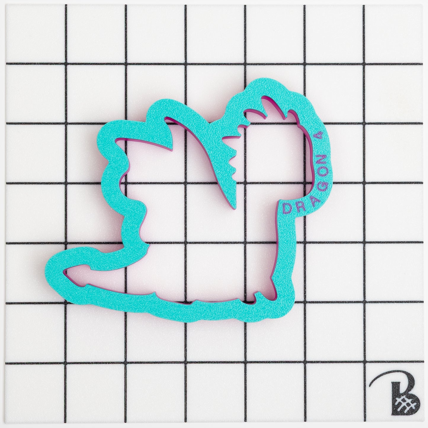 Cute Dragon Cookie Cutter (updated)