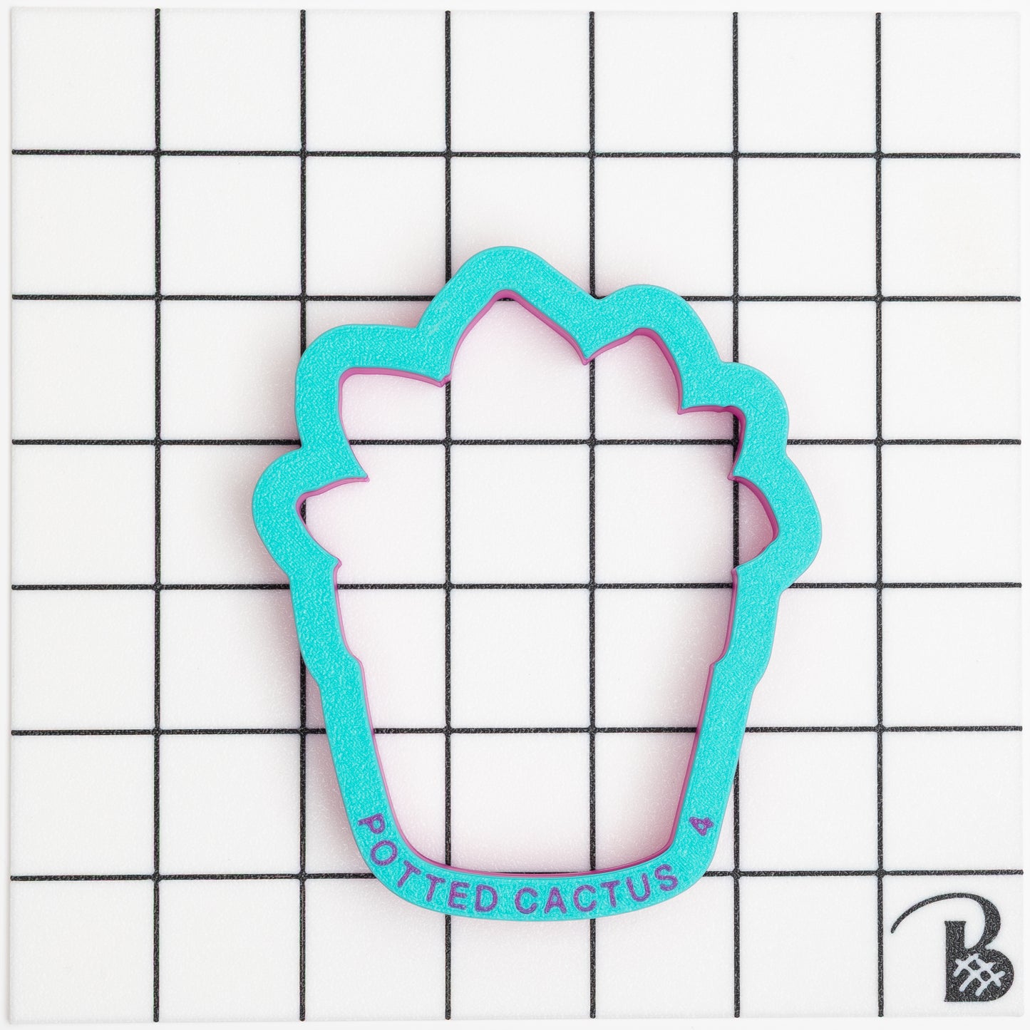 Potted Cactus Cookie Cutter