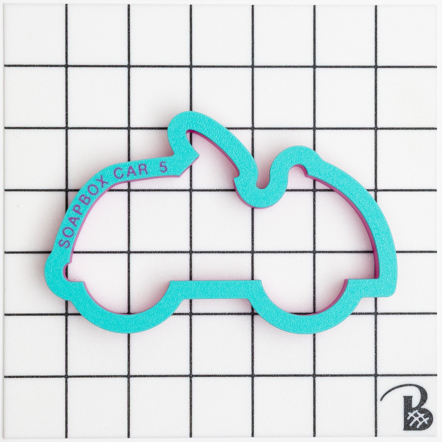Soapbox Race Car Cookie Cutter (recommend sizing up)
