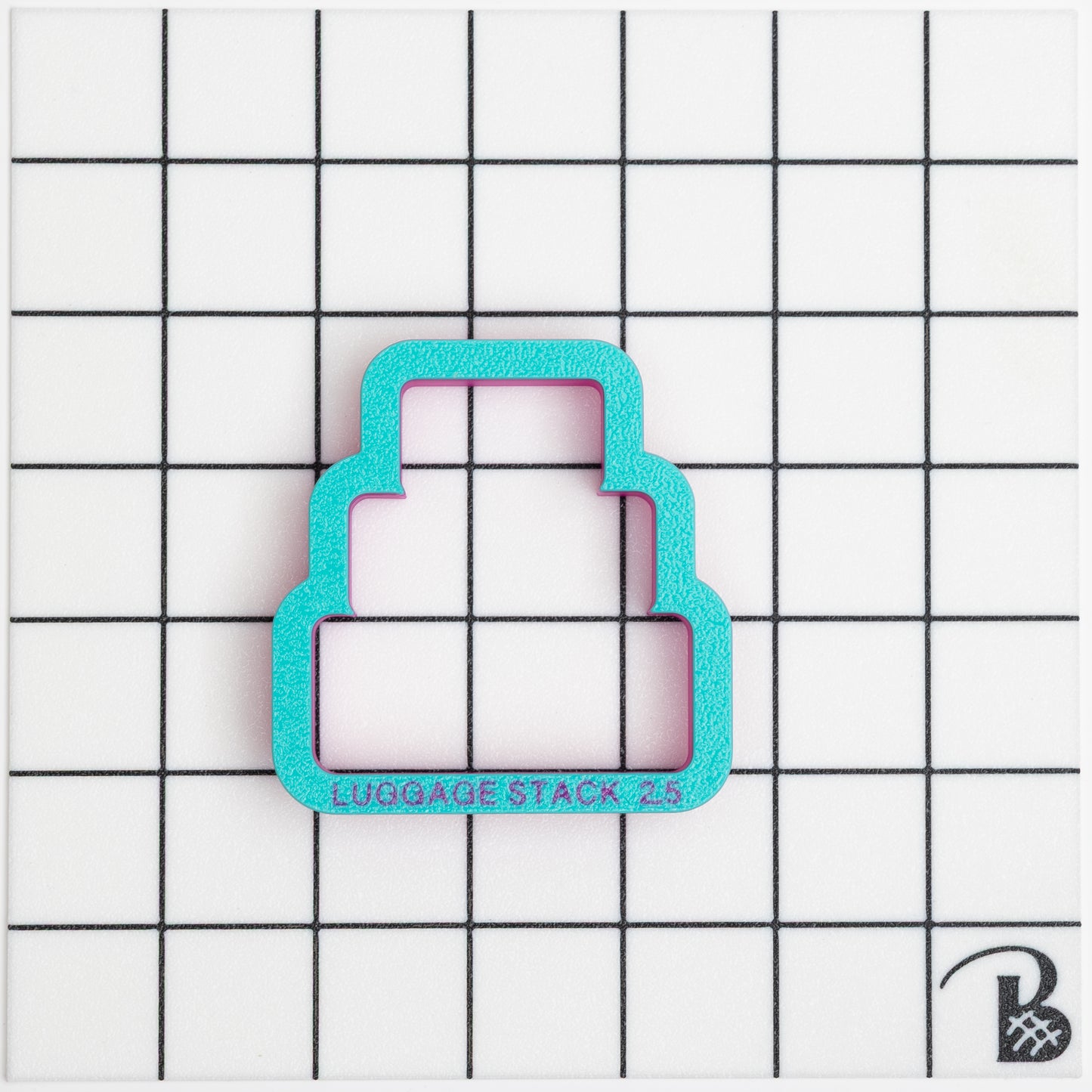 Luggage Stack Cookie Cutter (may want to size down)