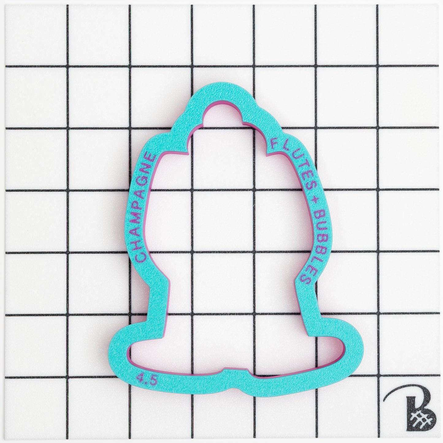Champagne Flutes - Champagne Glasses - Toast Cookie Cutter