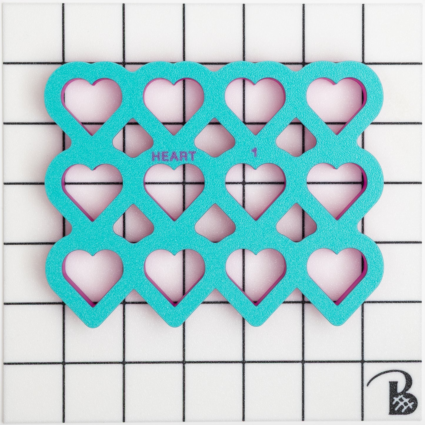 Multi-Heart (Pointed Bottom) Cookie Cutter (Cuts 6 or 12 Hearts at Once)