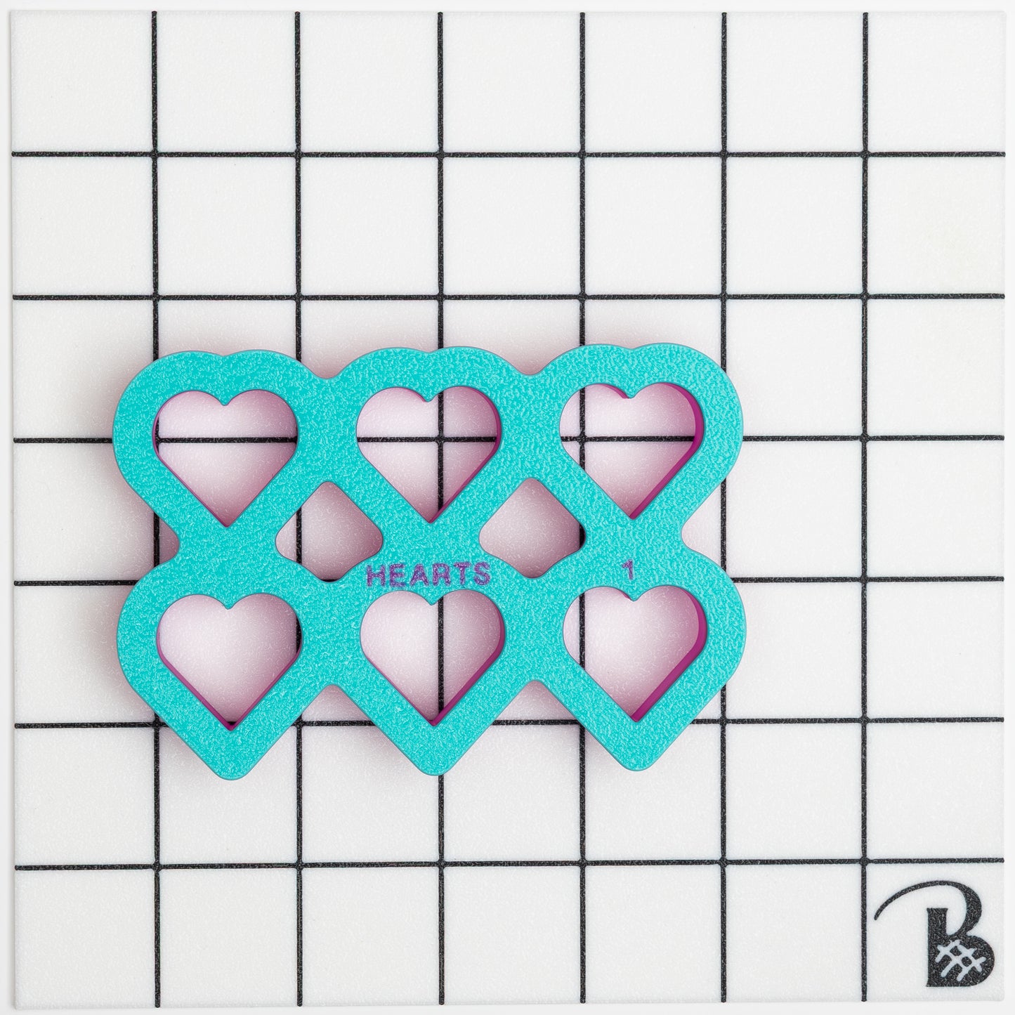 Multi-Heart (Pointed Bottom) Cookie Cutter (Cuts 6 or 12 Hearts at Once)