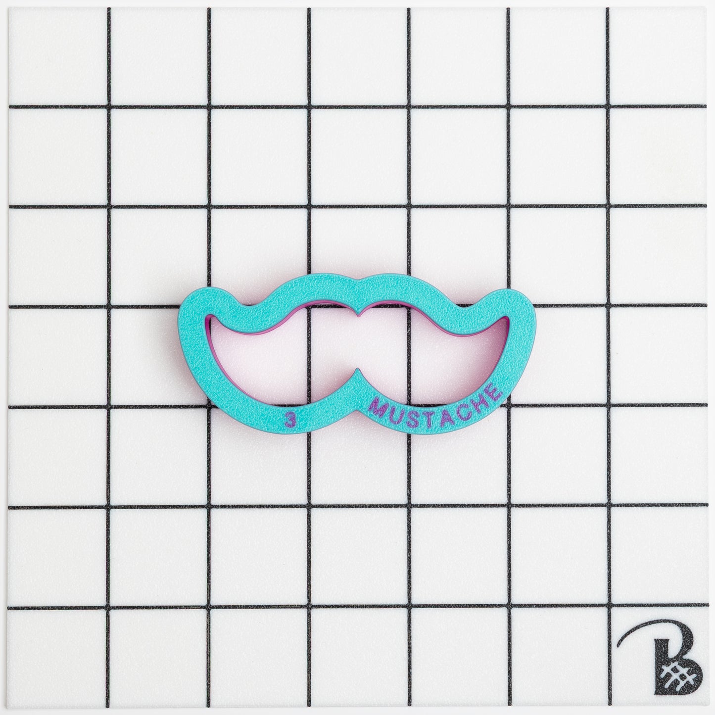 Mustache Cookie Cutter (recommend sizing up)