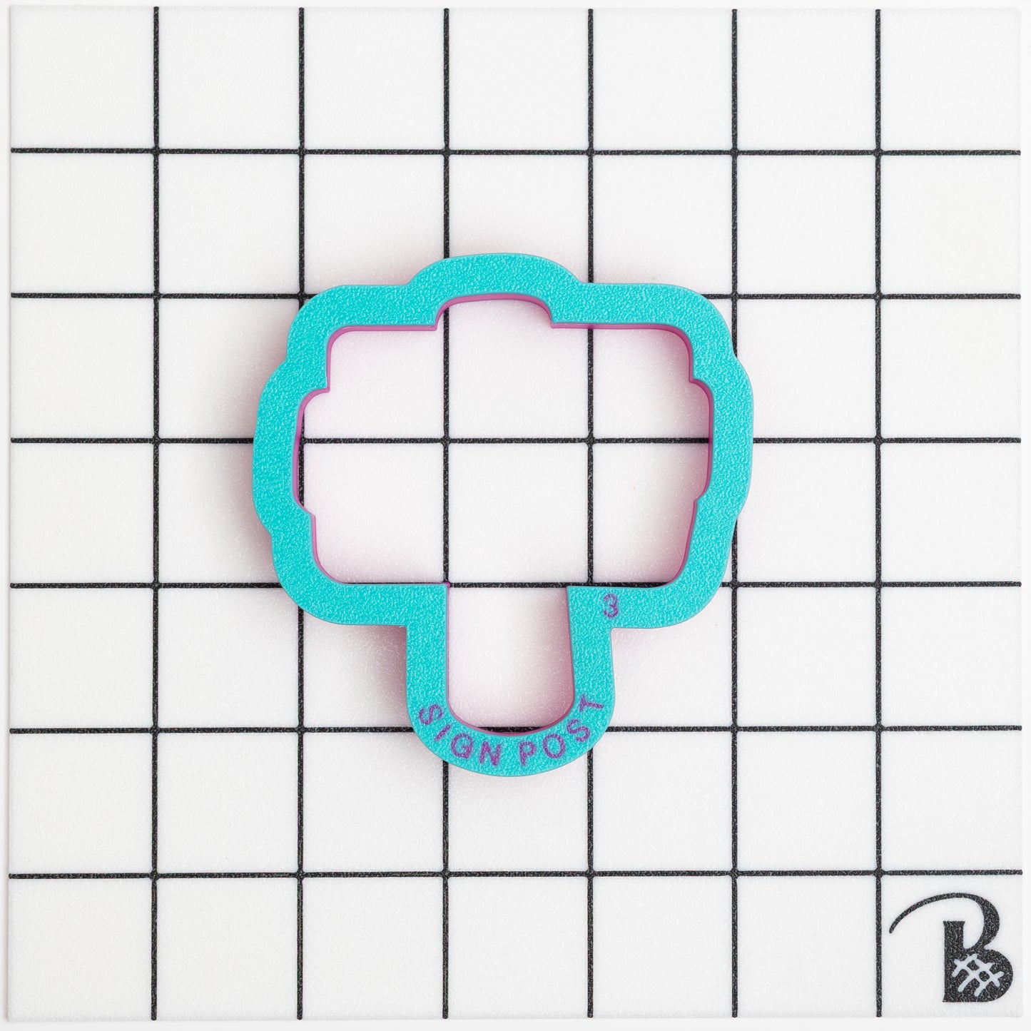 Wooden Post Sign Cookie Cutter