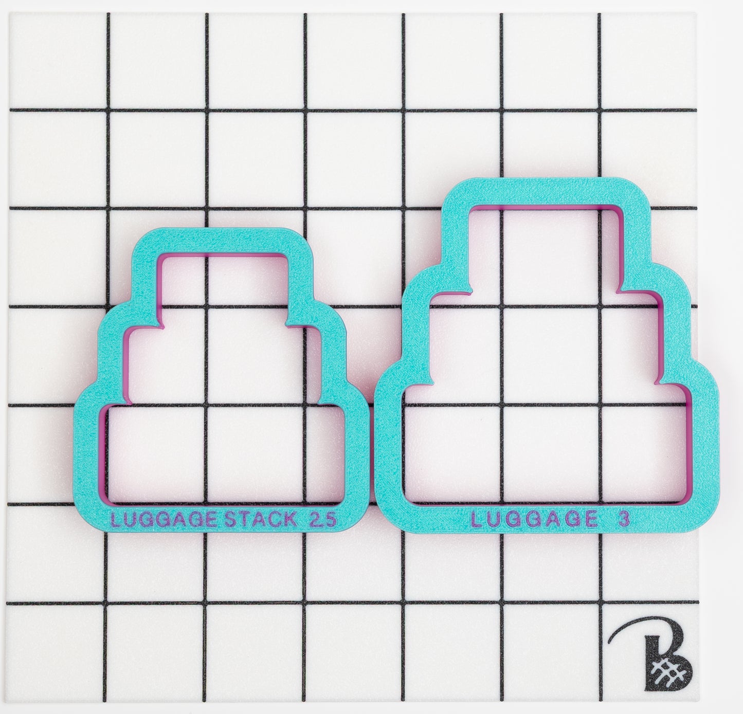 Luggage Stack Cookie Cutter (may want to size down)