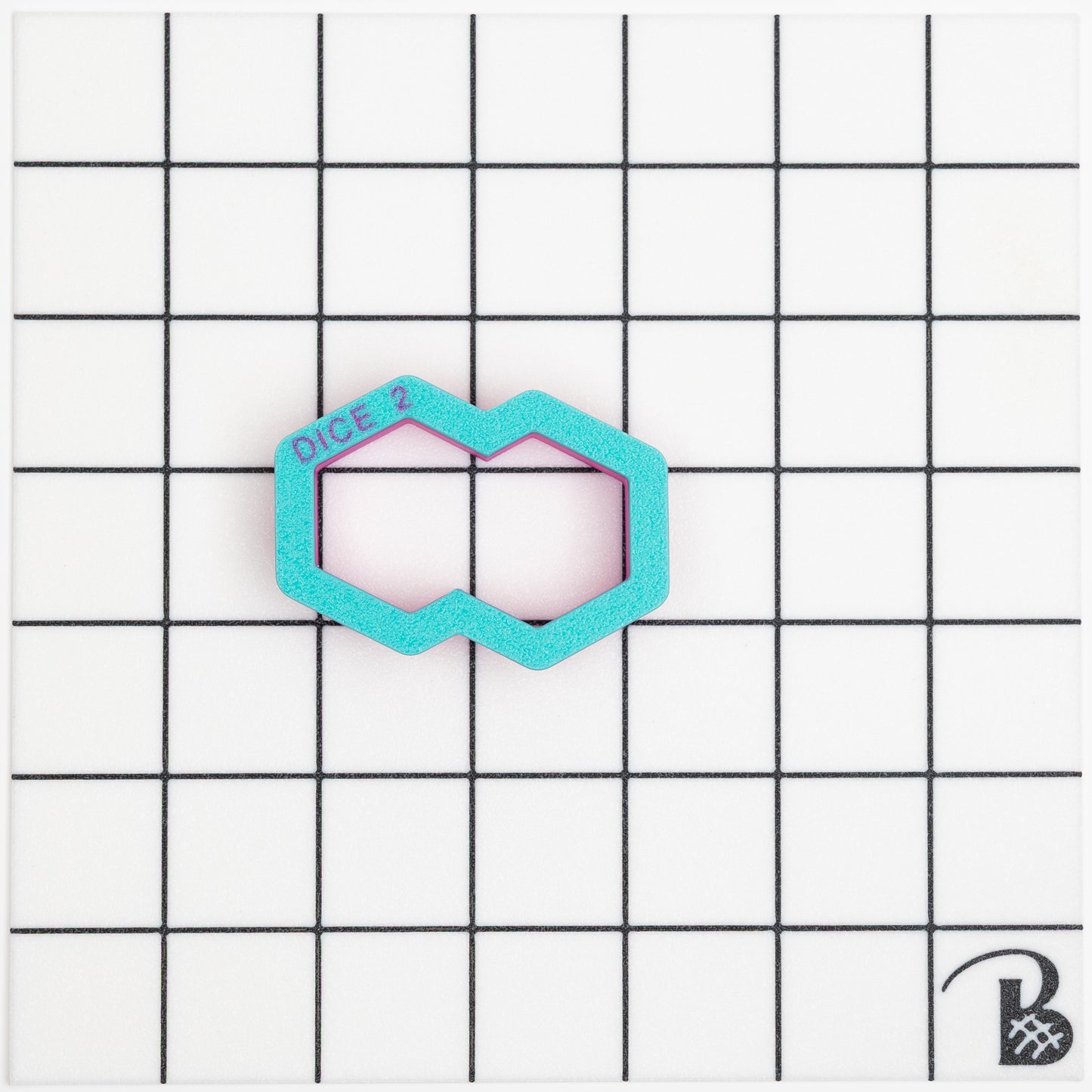 Pair of Dice Cookie Cutter (recommend sizing up)