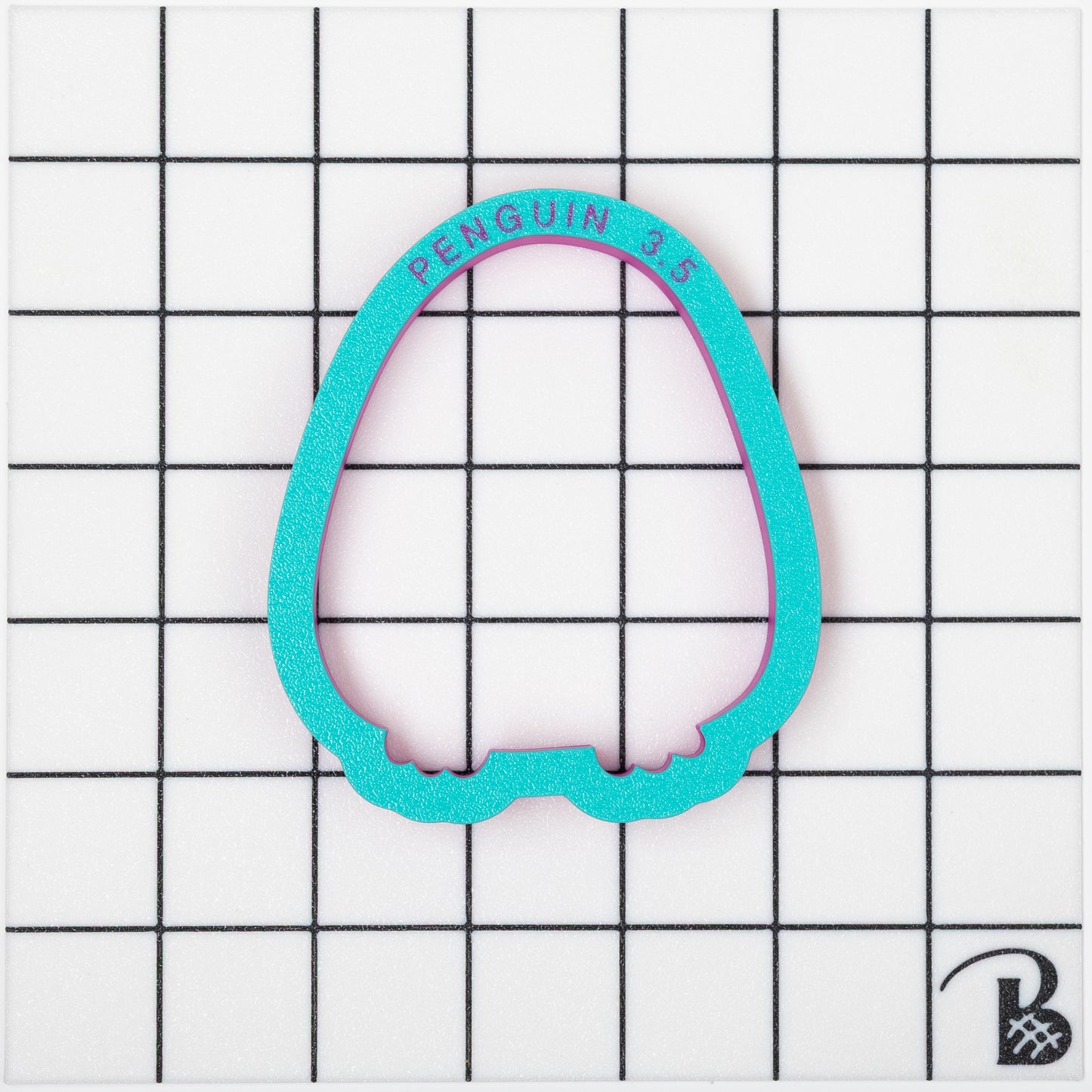 Penguin Standing Holding Heart Cookie Cutter | Love Penguin | Valentine Penguin Cookie Cutter