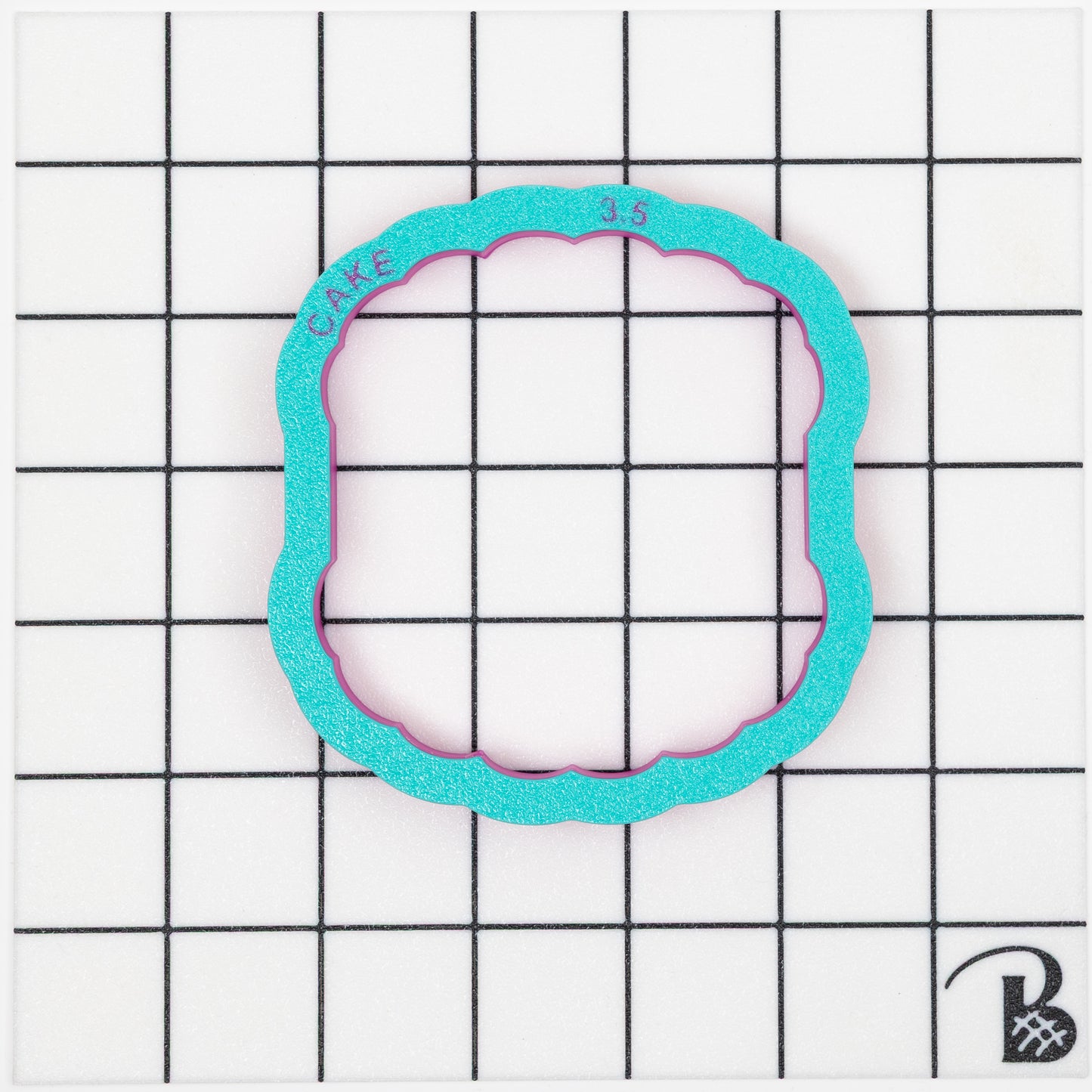 Round Decorated Cake Cookie Cutter