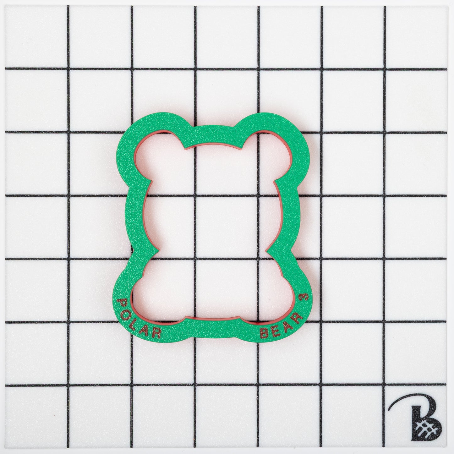 Chunky Christmas Polar Bear Cookie Cutter