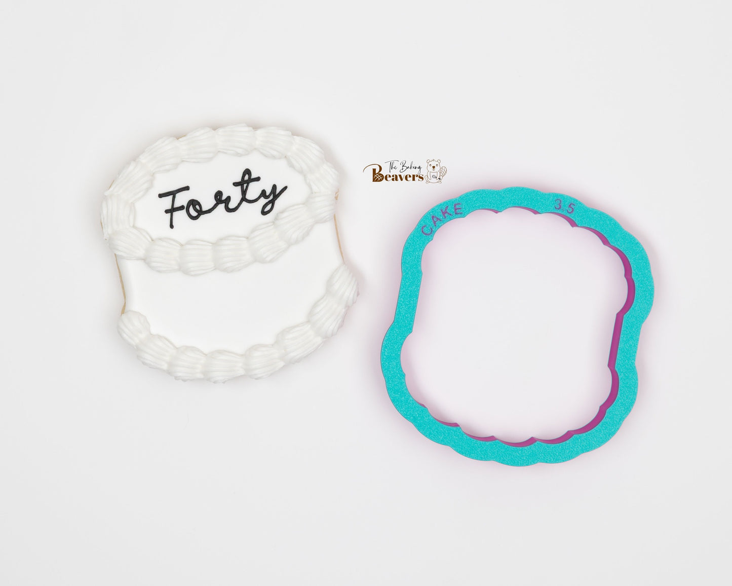 Round Decorated Cake Cookie Cutter
