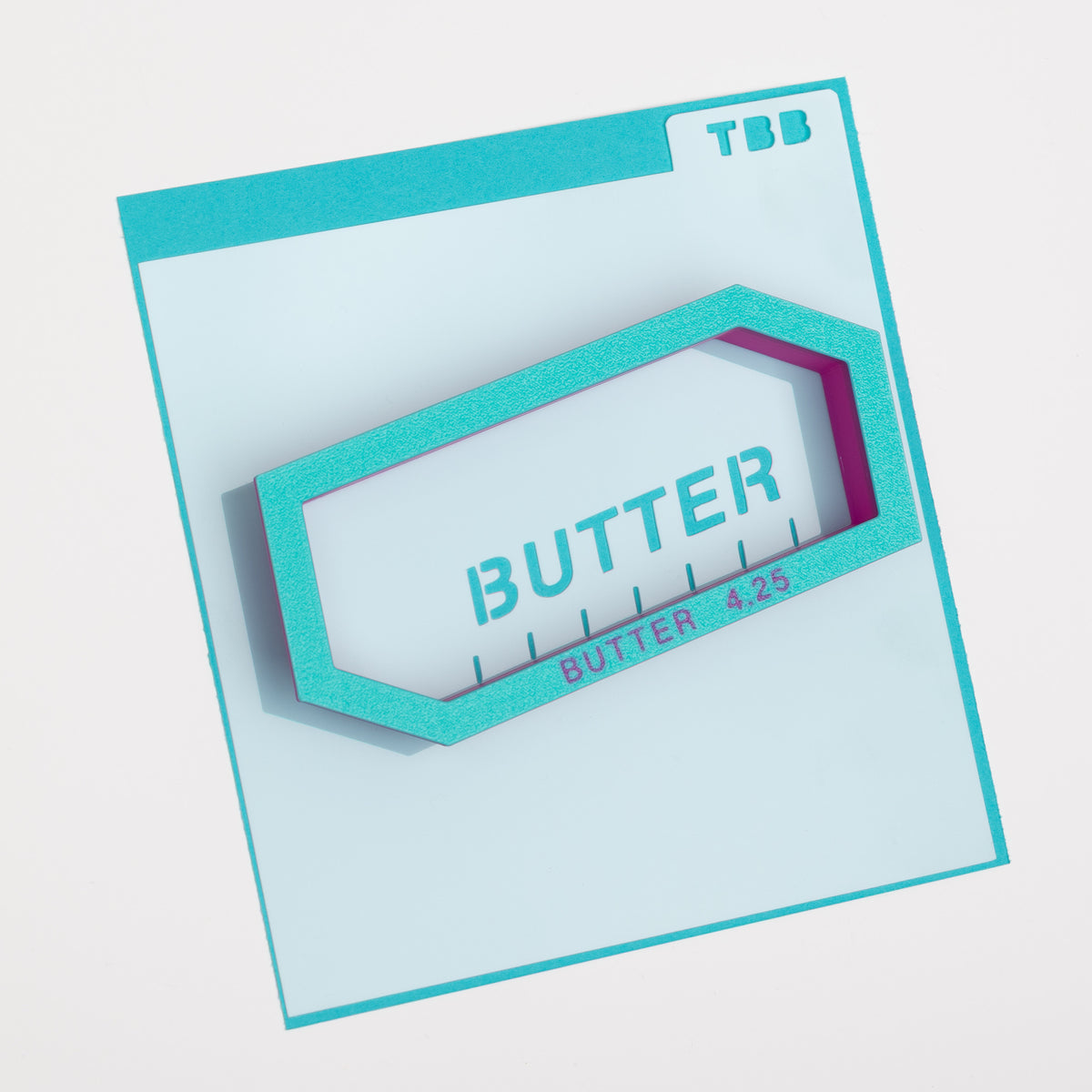 Butter Stick Cookie Cutter (With or Without Stencil)