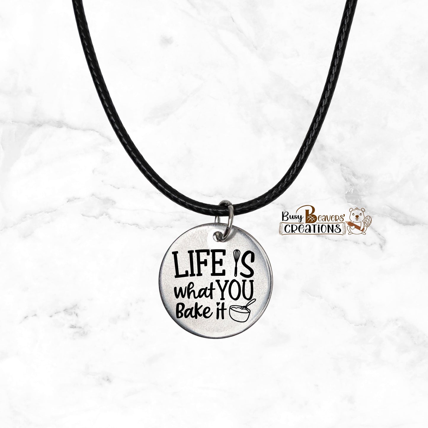 Life is 'what you bake it' cookier Necklace