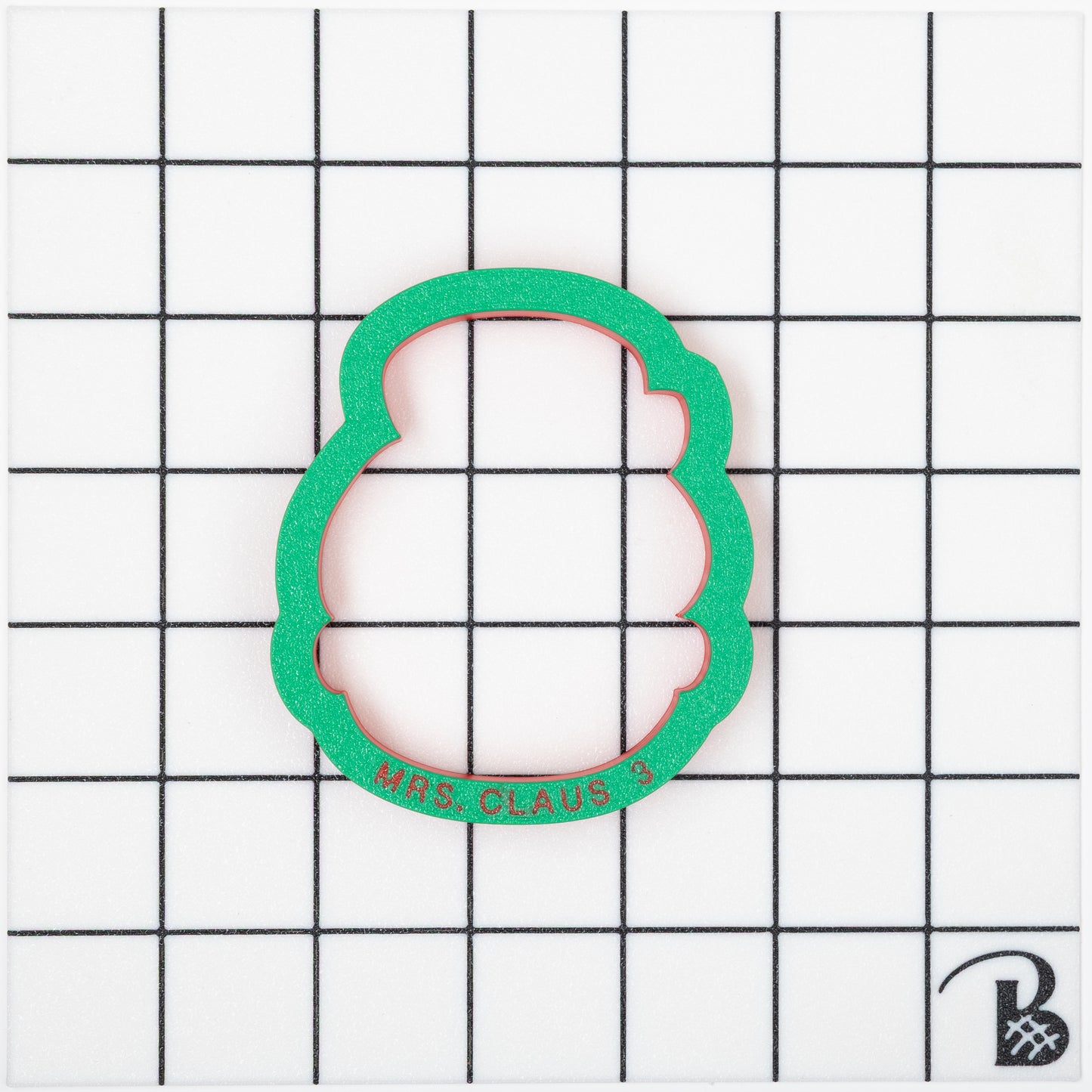 Mrs. Claus (chunky version) Cookie Cutter